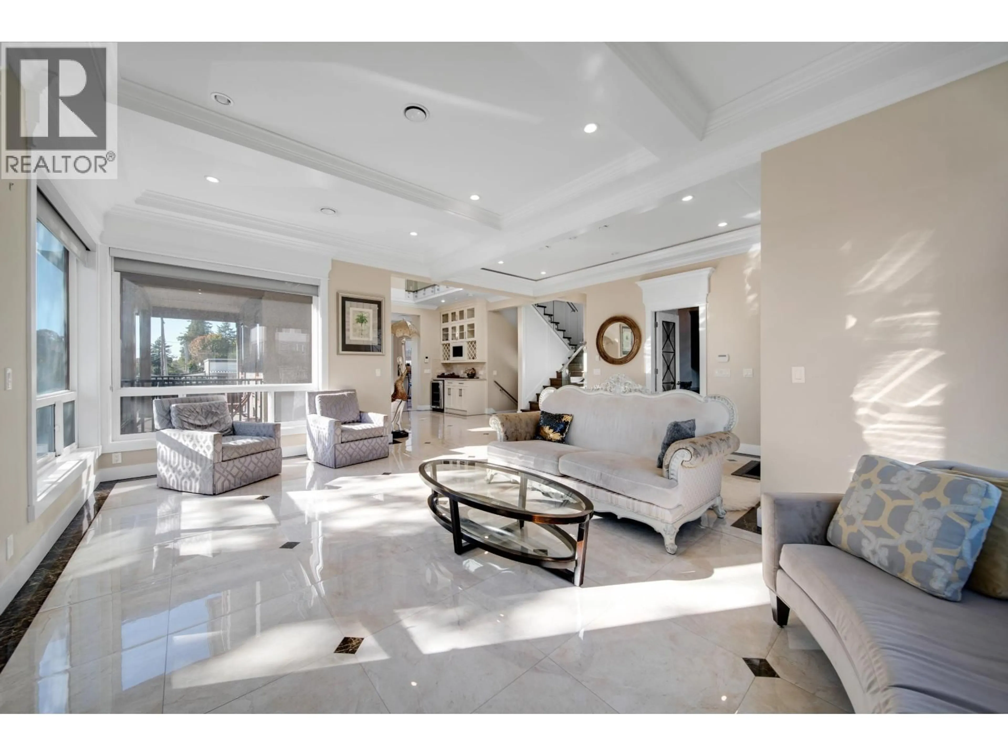 Living room with furniture, ceramic/tile floor for 8543 ROYAL OAK AVENUE, Burnaby British Columbia V5J4L5