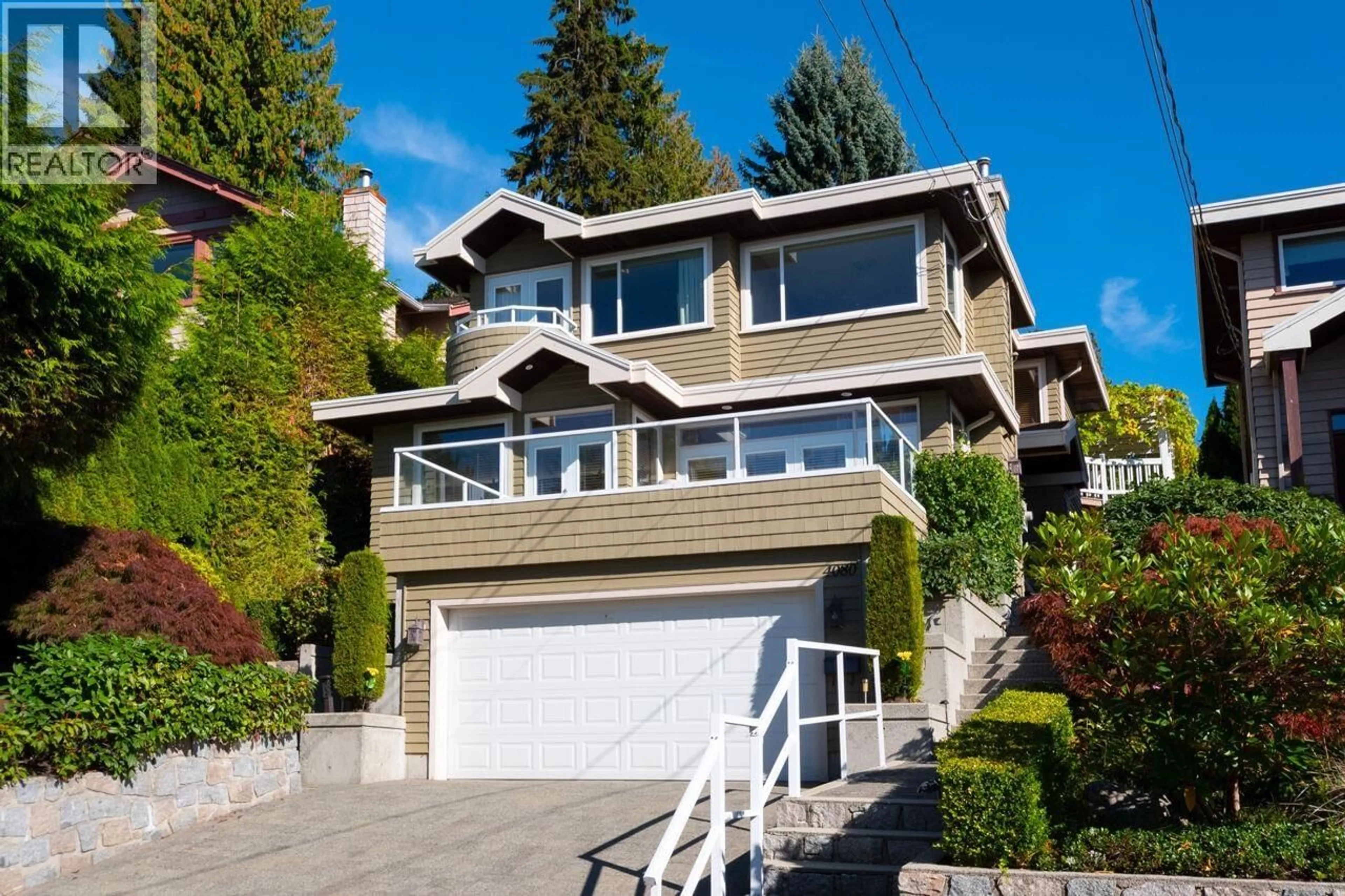 Home with vinyl exterior material, street for 4080 ST. PAULS AVENUE, North Vancouver British Columbia V7N1T5