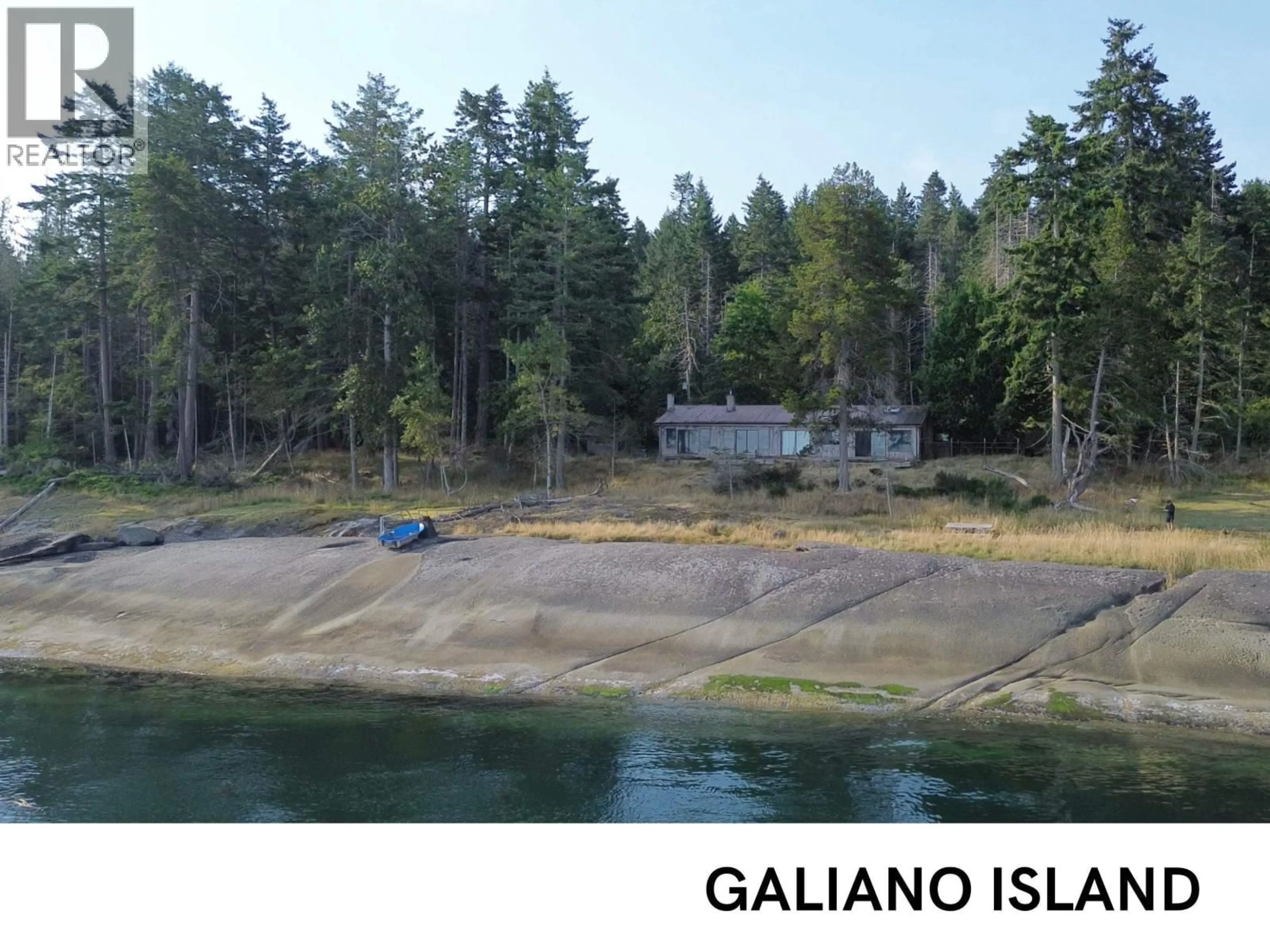 A pic from outside/outdoor area/front of a property/back of a property/a pic from drone, water/lake/river/ocean view for 1820 ELLIS ROAD, Galiano Island British Columbia V0N1P0