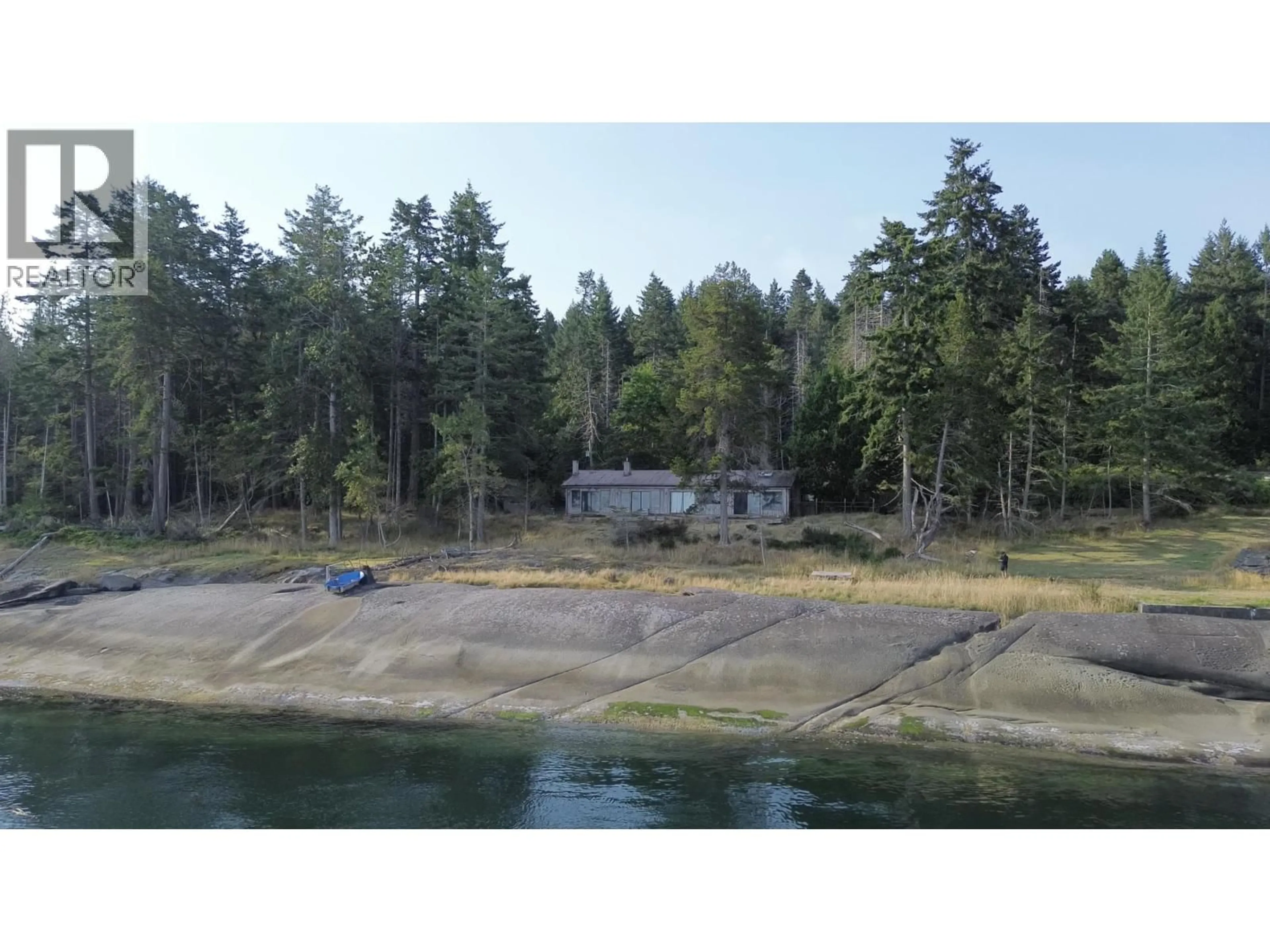 A pic from outside/outdoor area/front of a property/back of a property/a pic from drone, water/lake/river/ocean view for 1820 ELLIS ROAD, Galiano Island British Columbia V0N1P0