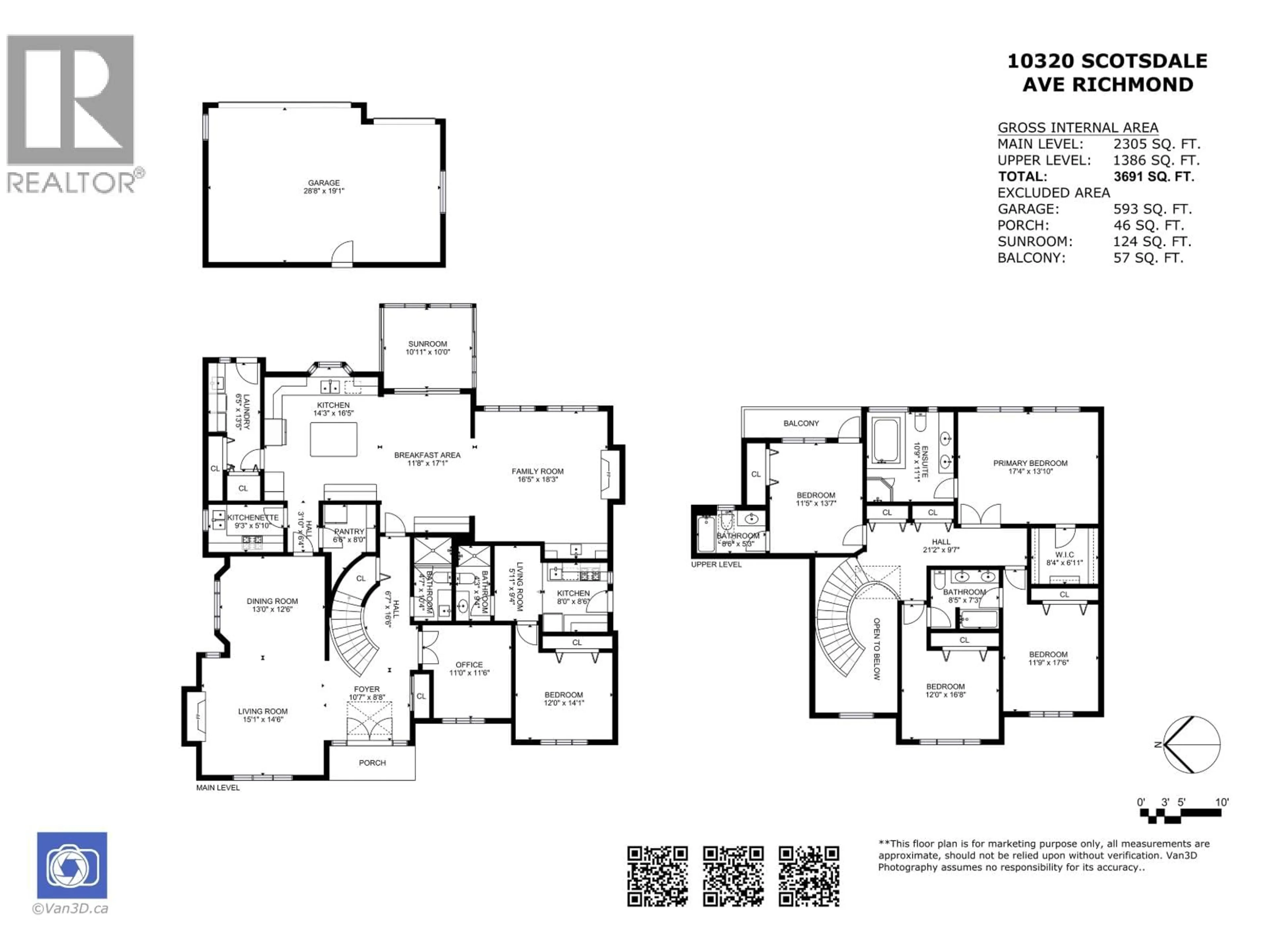 Floor plan for 10320 SCOTSDALE AVENUE, Richmond British Columbia V7E3V1