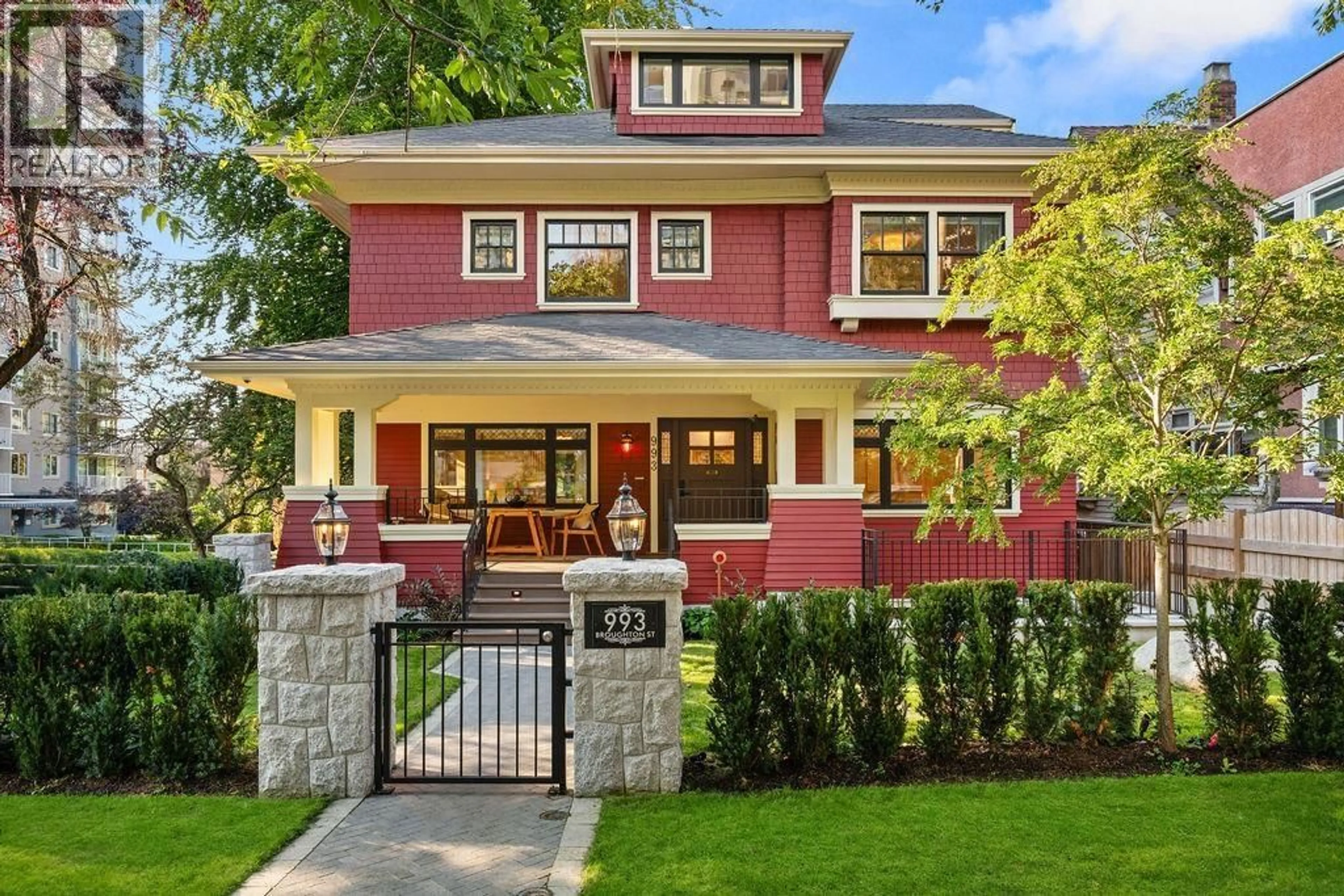 Home with brick exterior material, street for 993 BROUGHTON STREET, Vancouver British Columbia V6G2A4