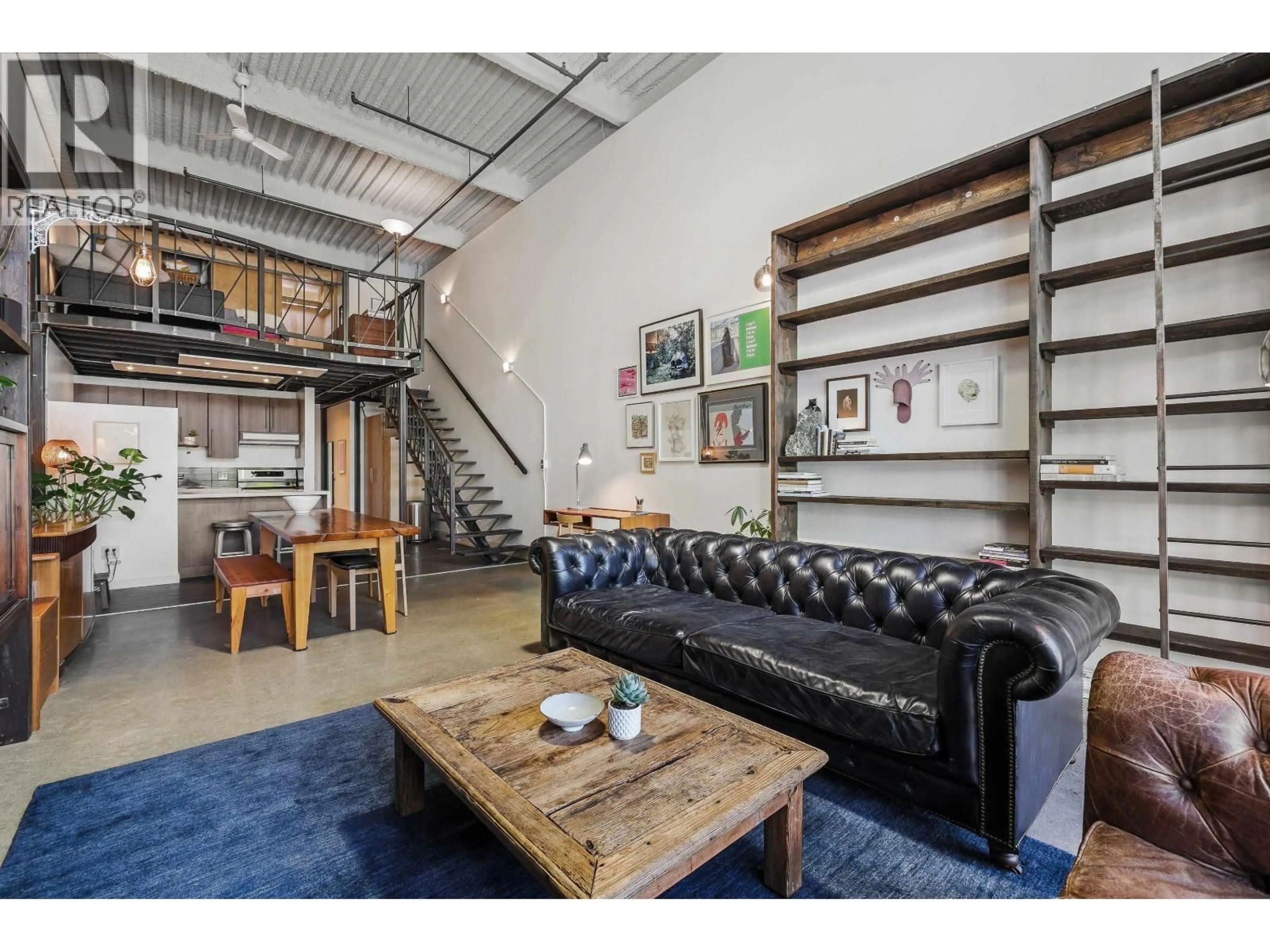 Living room with furniture, cement floor for 115 - 237 4TH AVENUE, Vancouver British Columbia V5T4R4