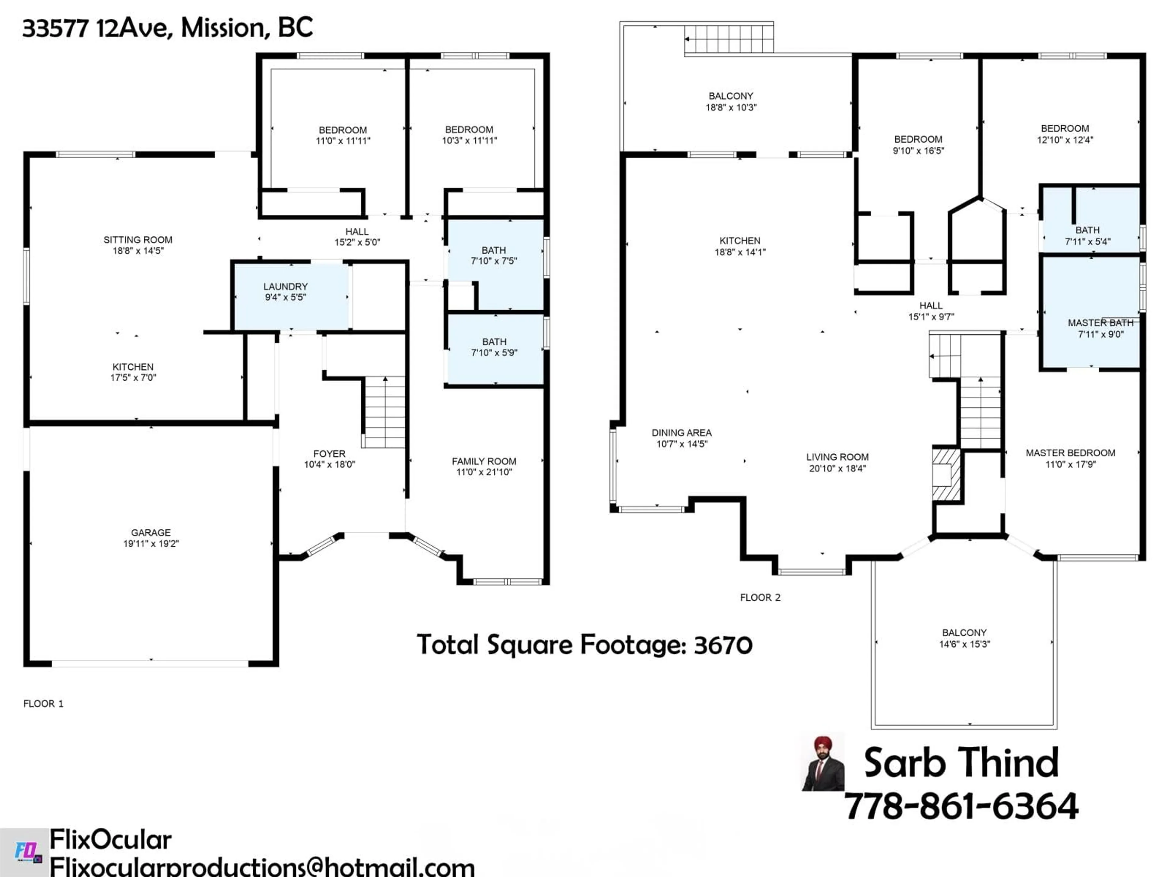 Floor plan for 33577 12, Mission British Columbia V2V6Z6