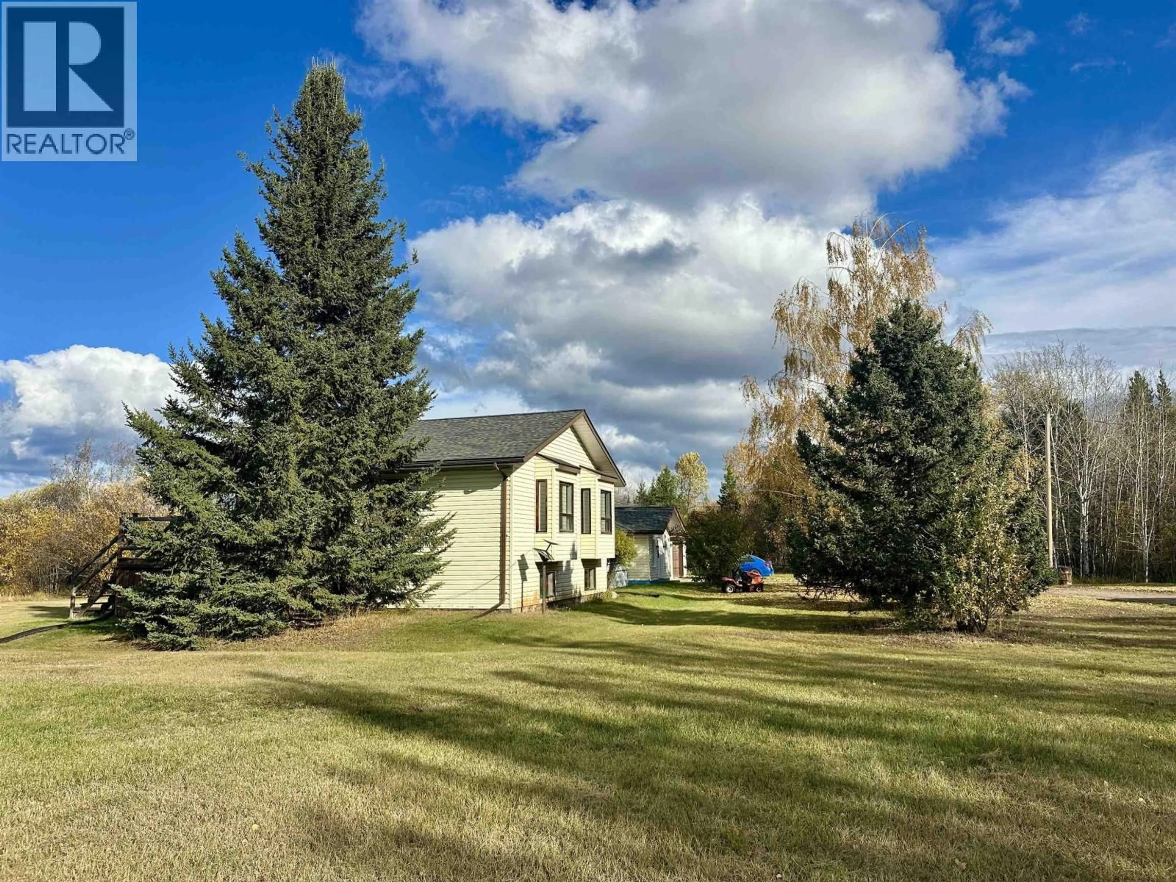 A pic from outside/outdoor area/front of a property/back of a property/a pic from drone, mountain view for 12290 STURGEON POINT ROAD, Vanderhoof British Columbia V0J3A2