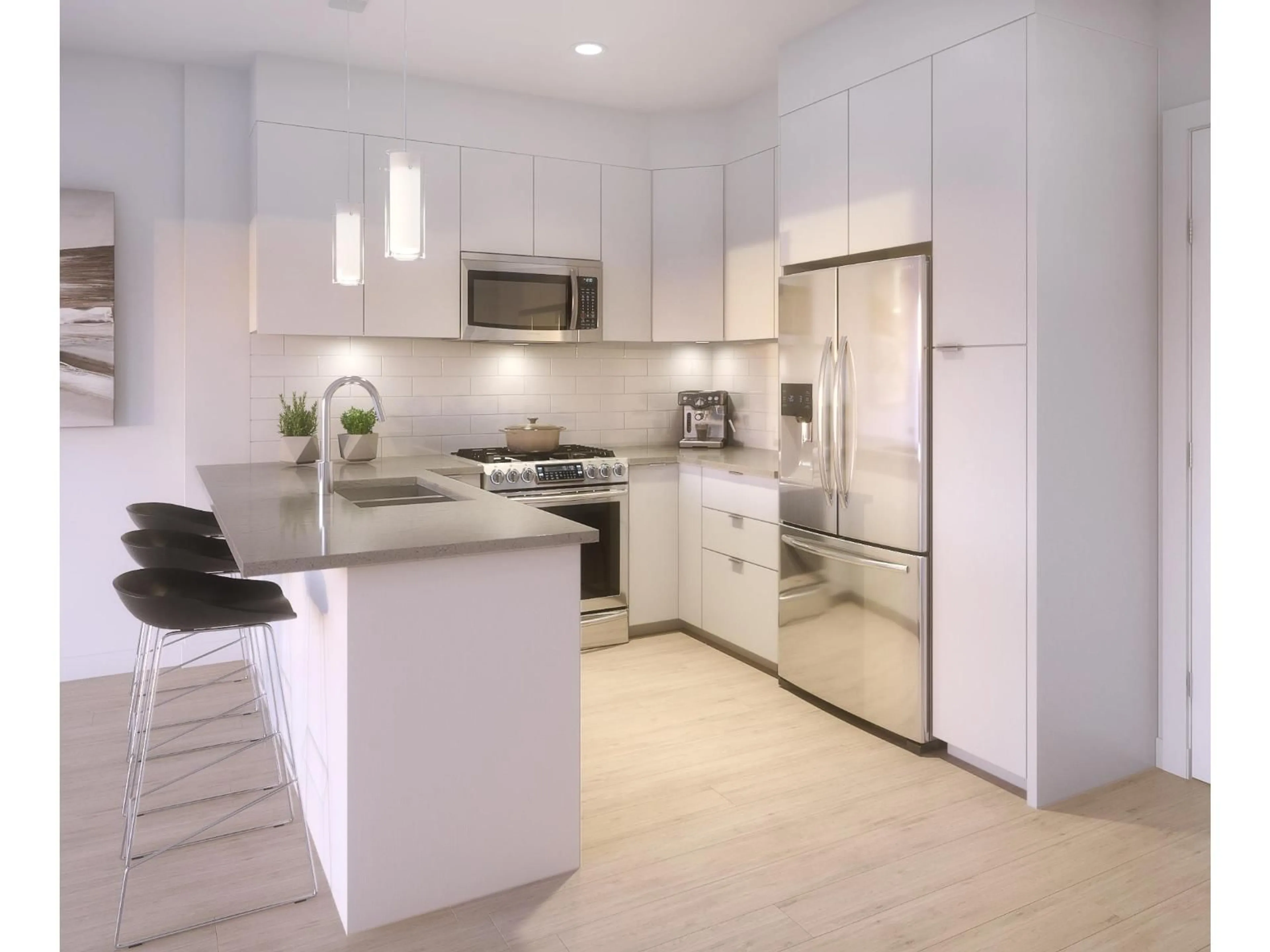 Contemporary kitchen, unknown for 604 - 2649 JAMES, Abbotsford British Columbia V2T0K2