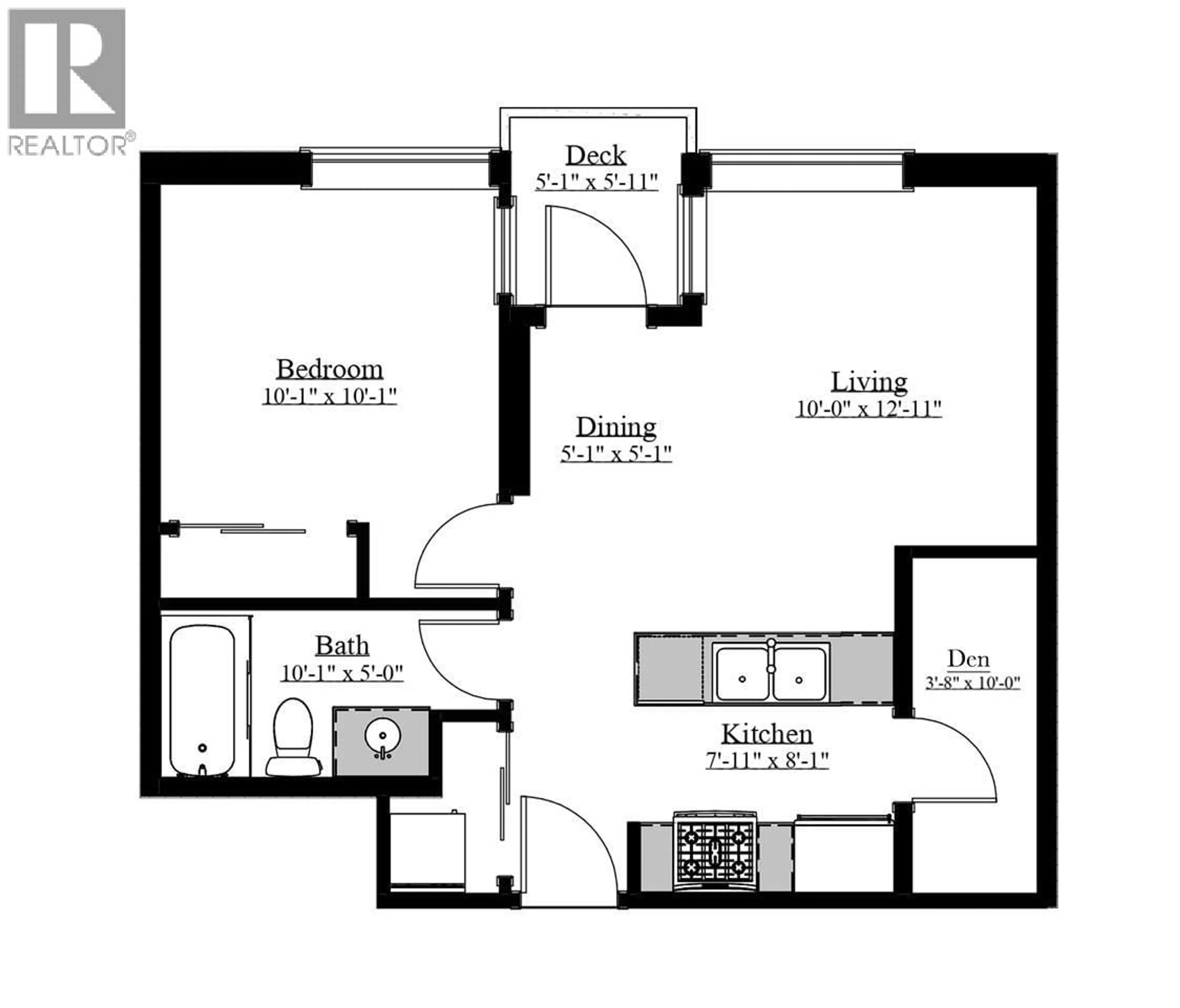 Floor plan for 1607 - 1495 RICHARDS STREET, Vancouver British Columbia V6Z3E3
