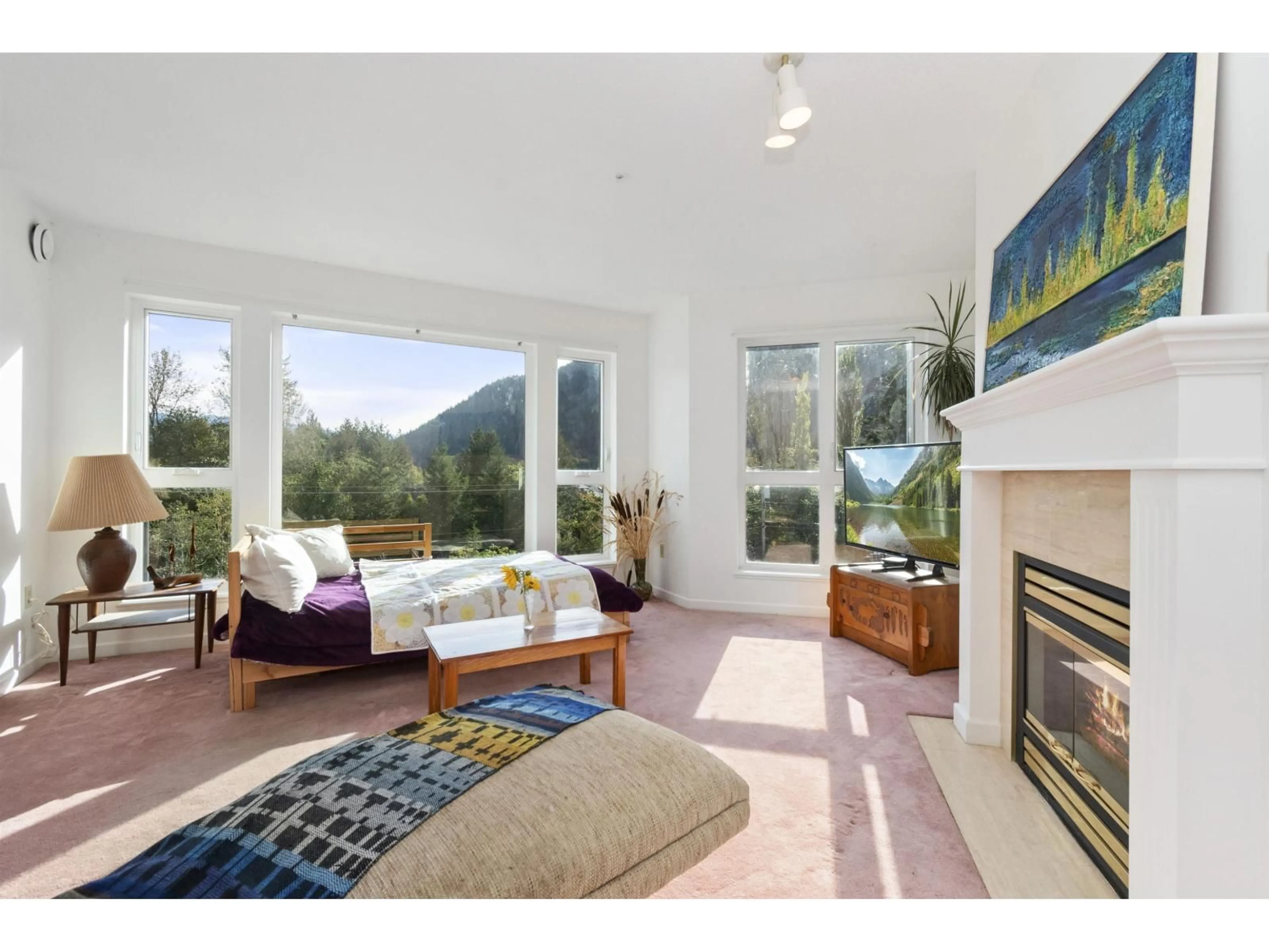Living room with furniture, unknown for 317 - 378 ESPLANADE AVENUE, Harrison Hot Springs British Columbia V0M1K0