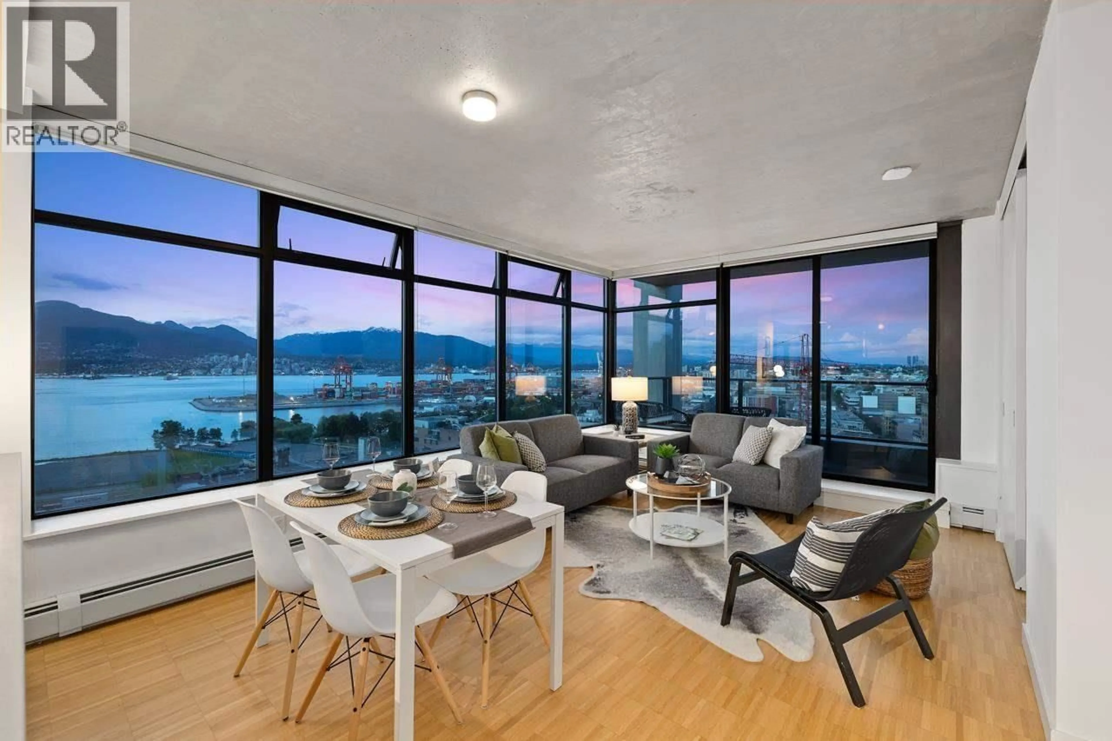 Living room with furniture, unknown for 1701 - 108 CORDOVA STREET, Vancouver British Columbia V6B0G5