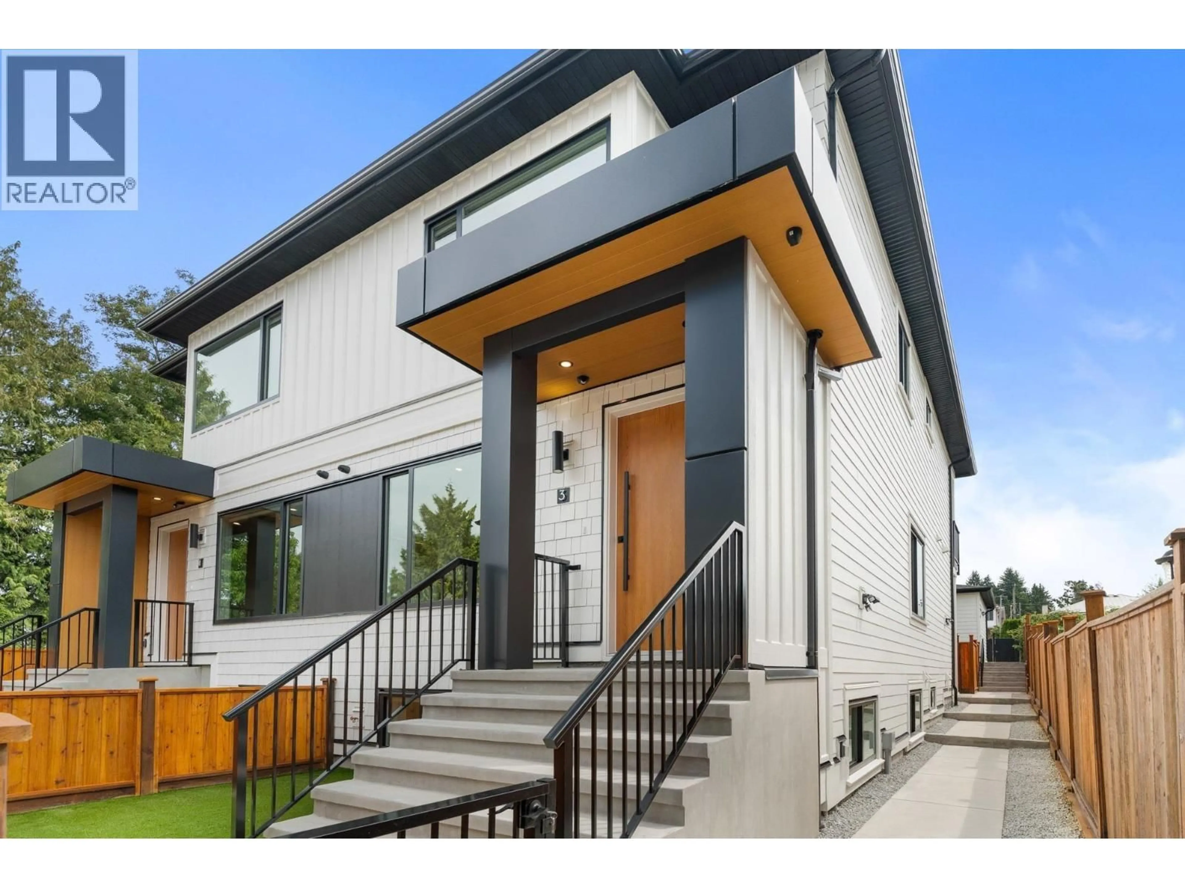 Home with brick exterior material, street for 3 - 7822 GOODLAD STREET, Burnaby British Columbia V5E2H6
