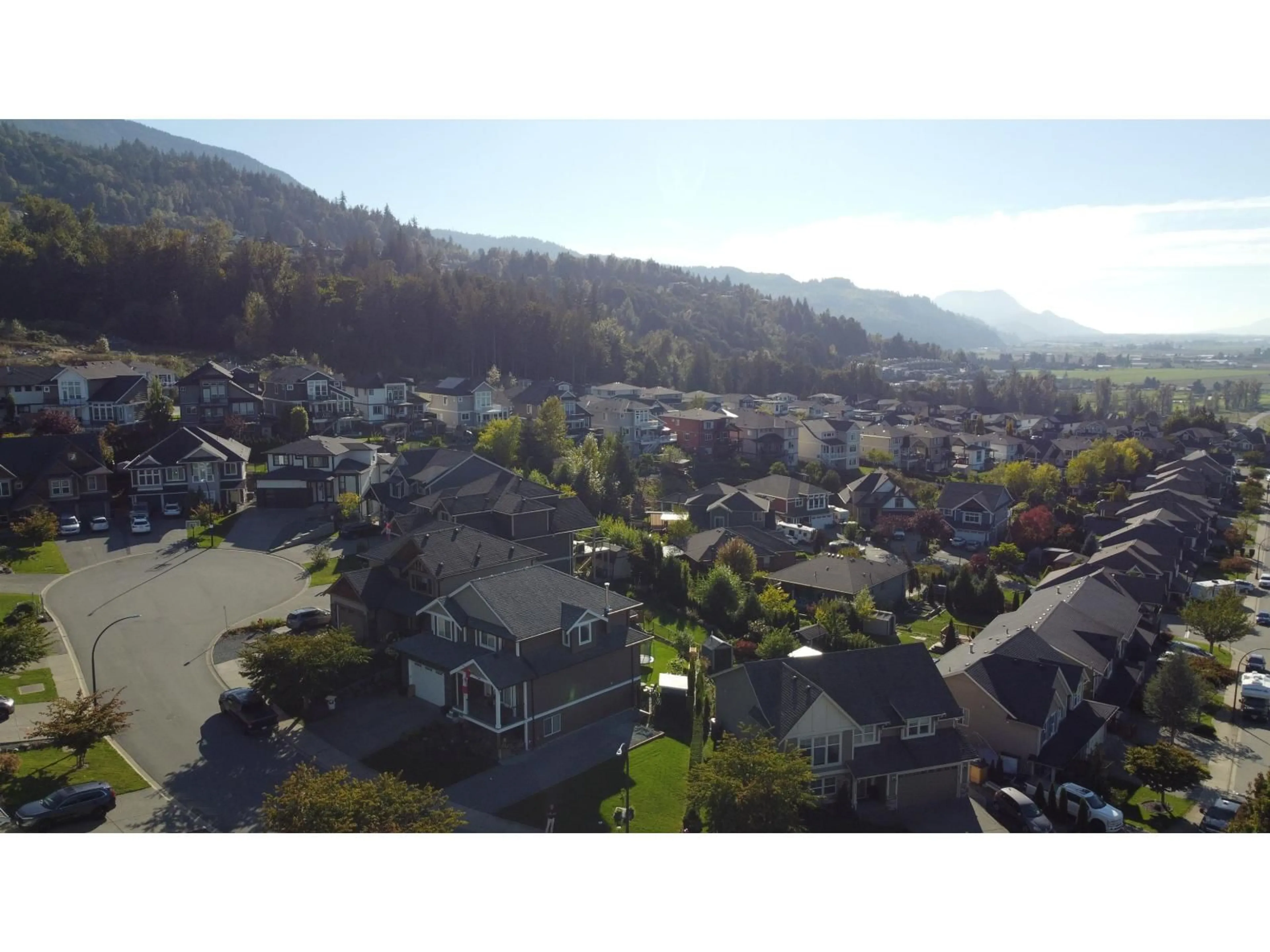 A pic from outside/outdoor area/front of a property/back of a property/a pic from drone, mountain view for 51137 SOPHIE CRESCENT, Chilliwack British Columbia V4Z0C1