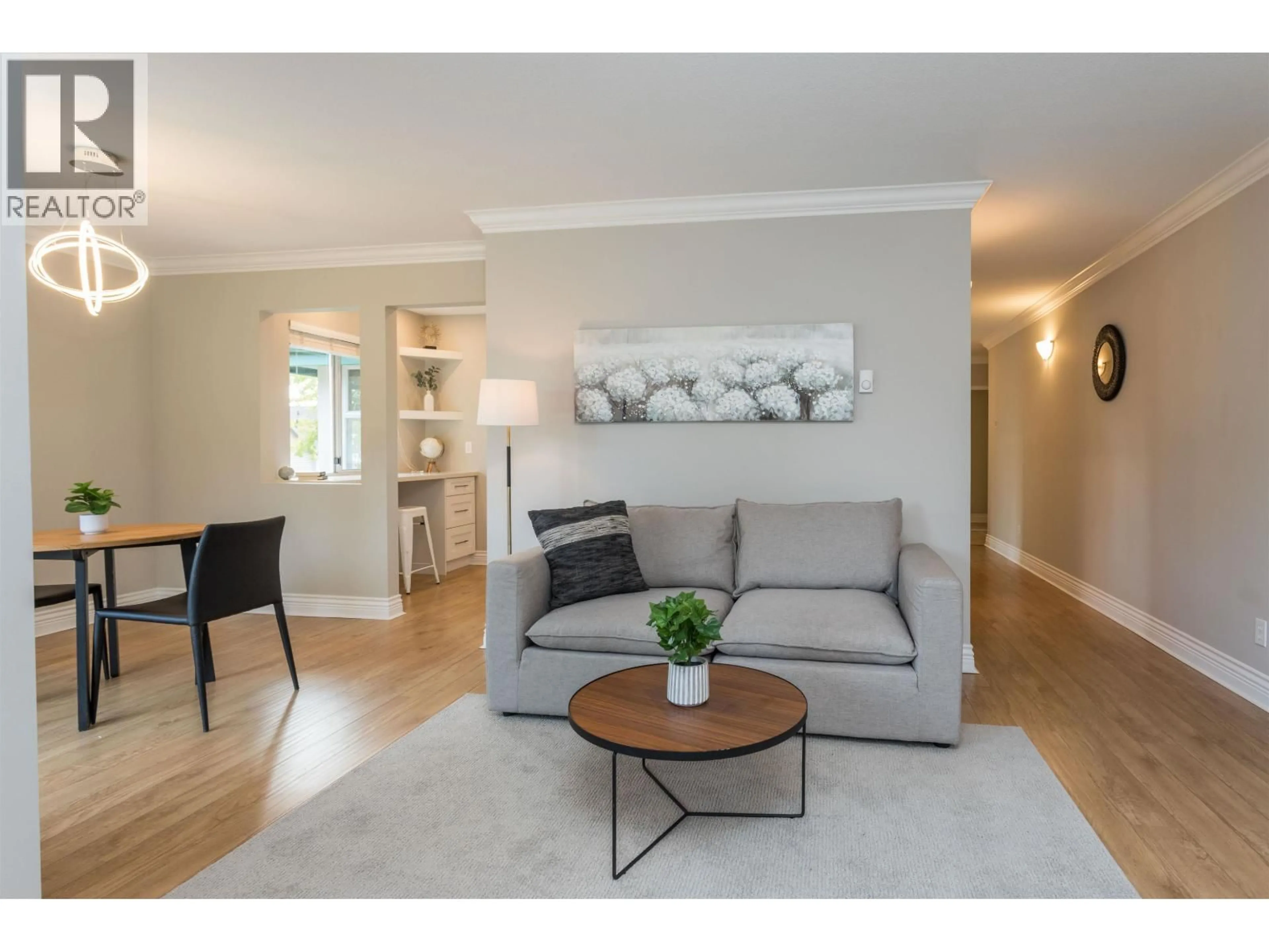 Living room with furniture, wood/laminate floor for 309 - 1155 DUFFERIN STREET, Coquitlam British Columbia V3B7K2