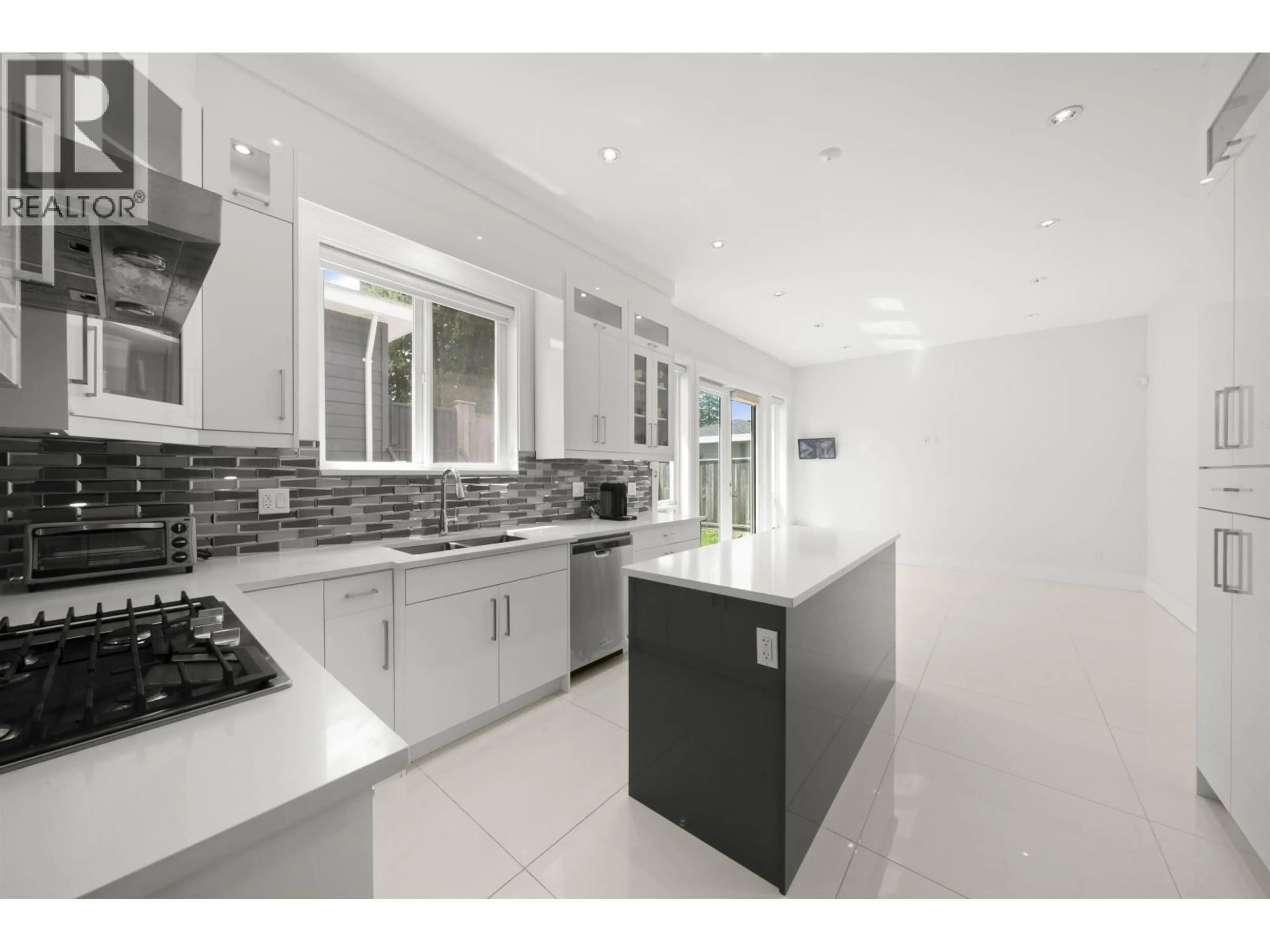 Contemporary kitchen, ceramic/tile floor for 7697 ULSTER STREET, Burnaby British Columbia V5E2G1