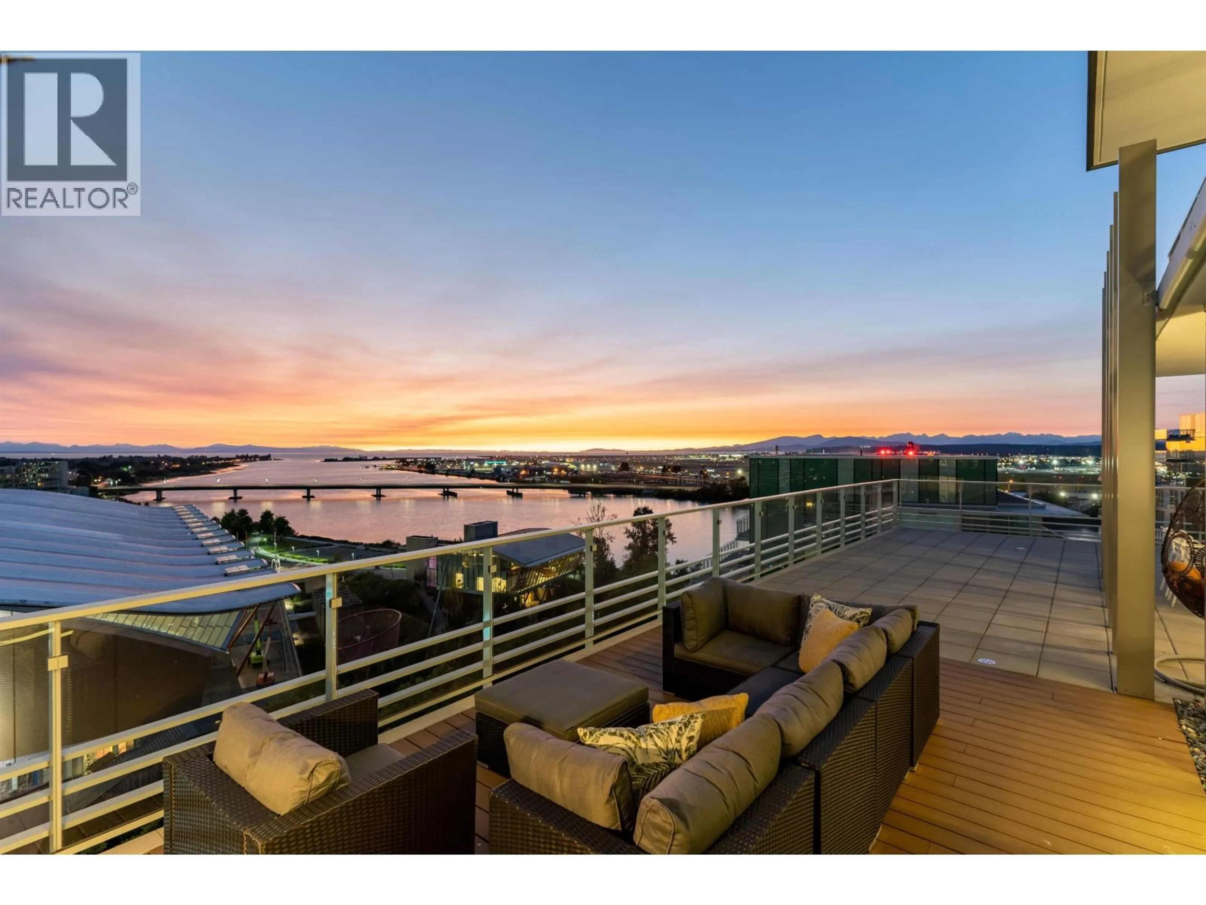 Patio, water/lake/river/ocean view for 1205 - 6622 PEARSON WAY, Richmond British Columbia V7C0E4