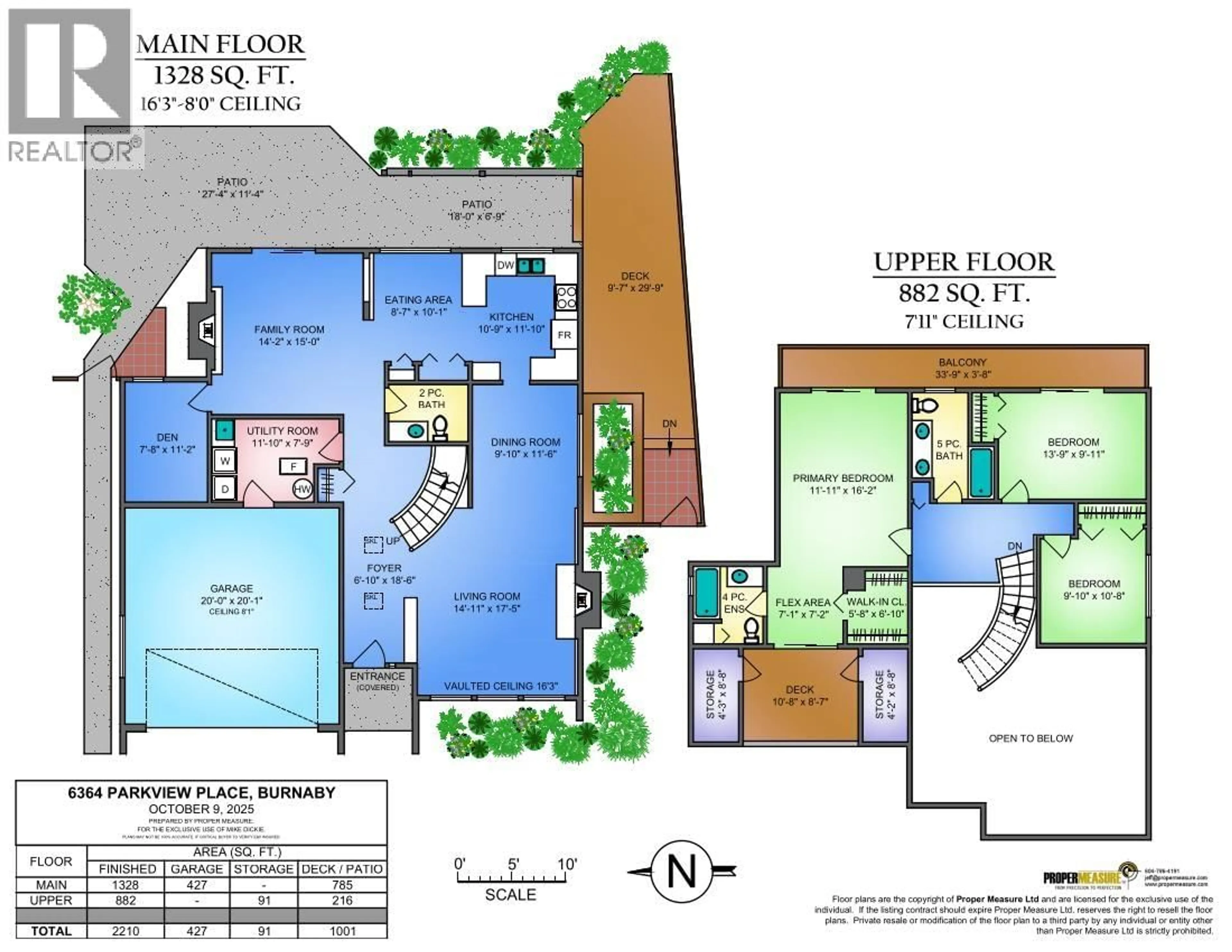 Floor plan for 6364 PARKVIEW PLACE, Burnaby British Columbia V5E4B6