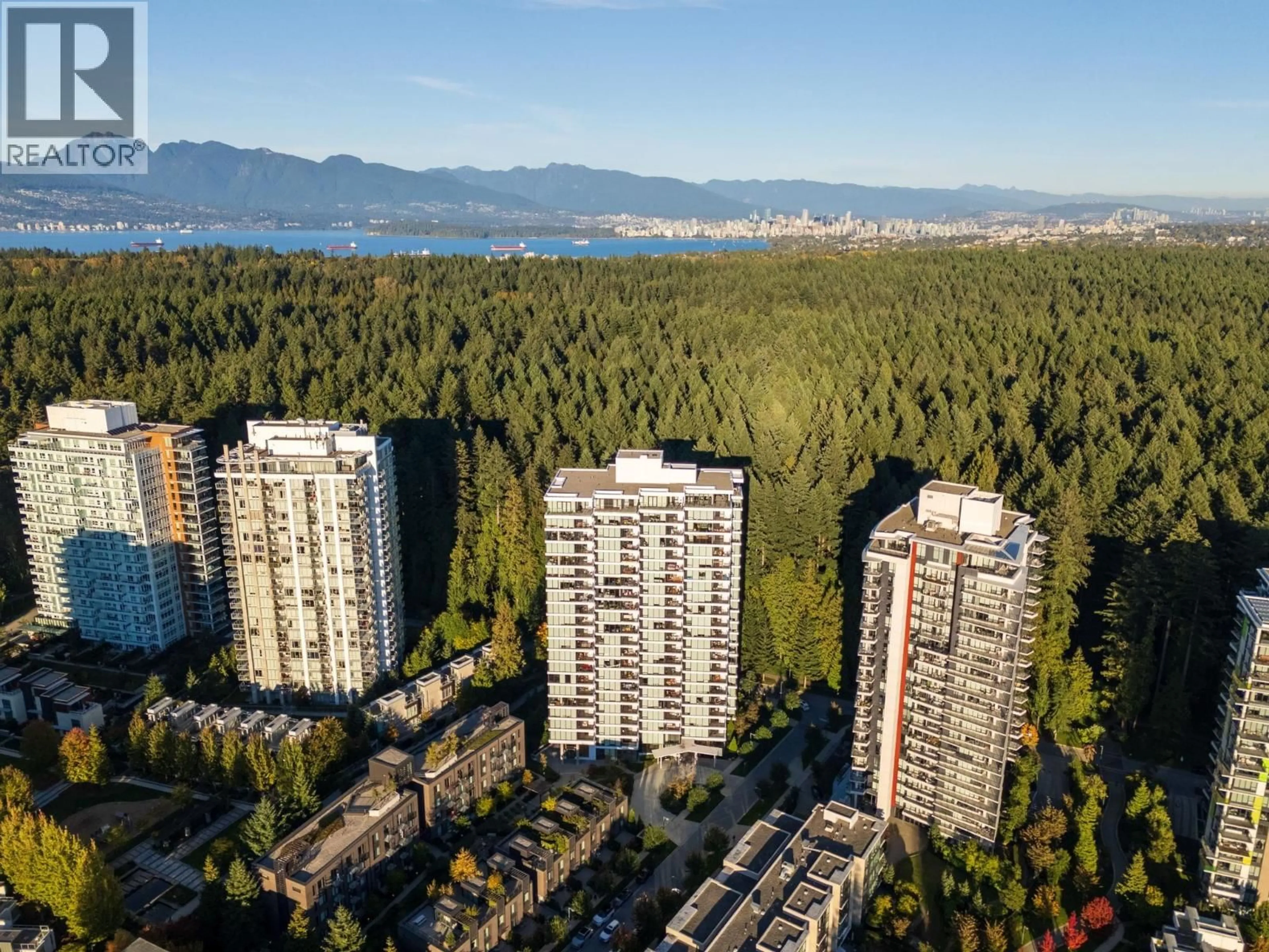 A pic from outside/outdoor area/front of a property/back of a property/a pic from drone, forest/trees view for 1603 - 5629 BIRNEY AVENUE, Vancouver British Columbia V6S0L5