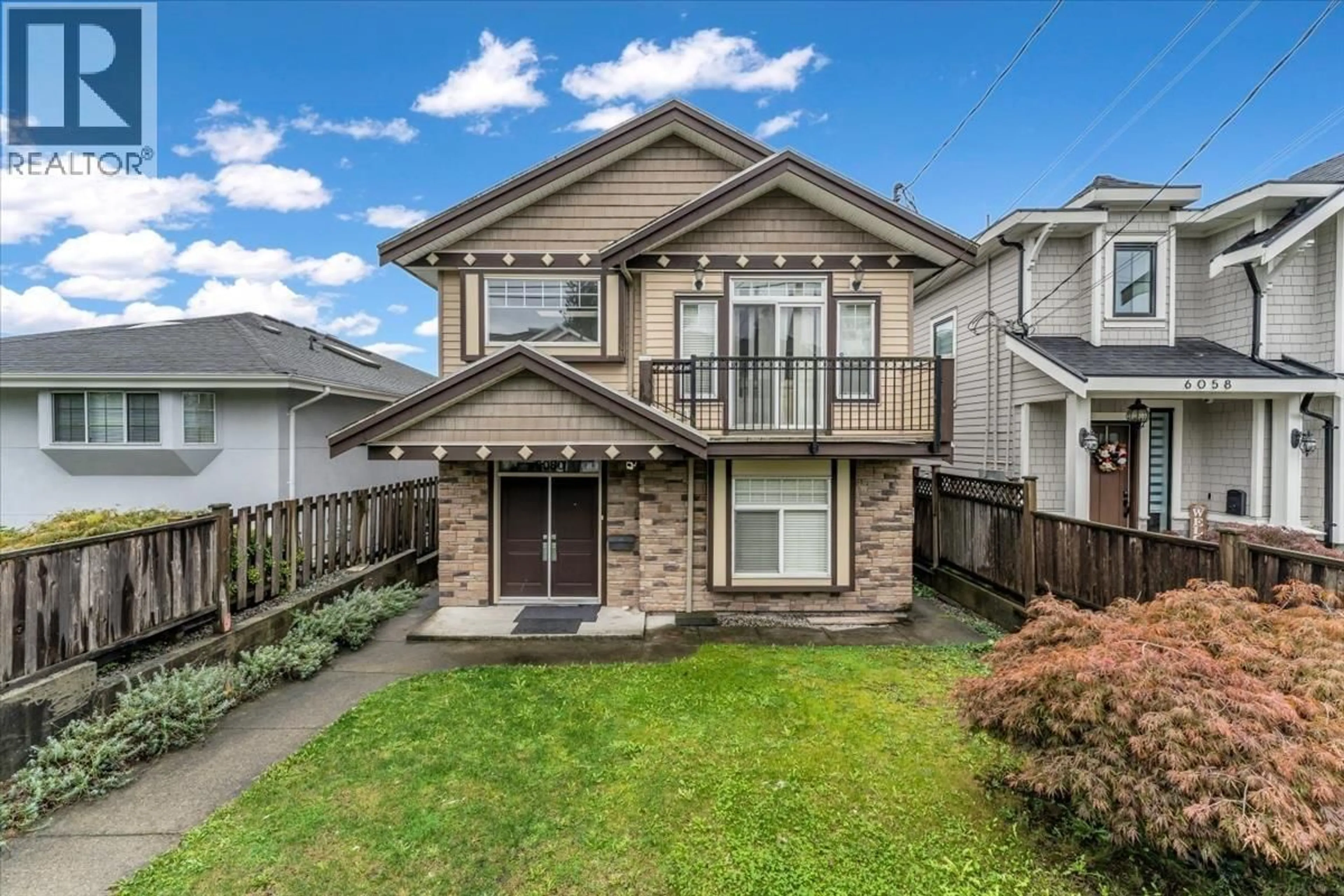 A pic from outside/outdoor area/front of a property/back of a property/a pic from drone, street for 6080 MCKEE STREET, Burnaby British Columbia V5J2V5