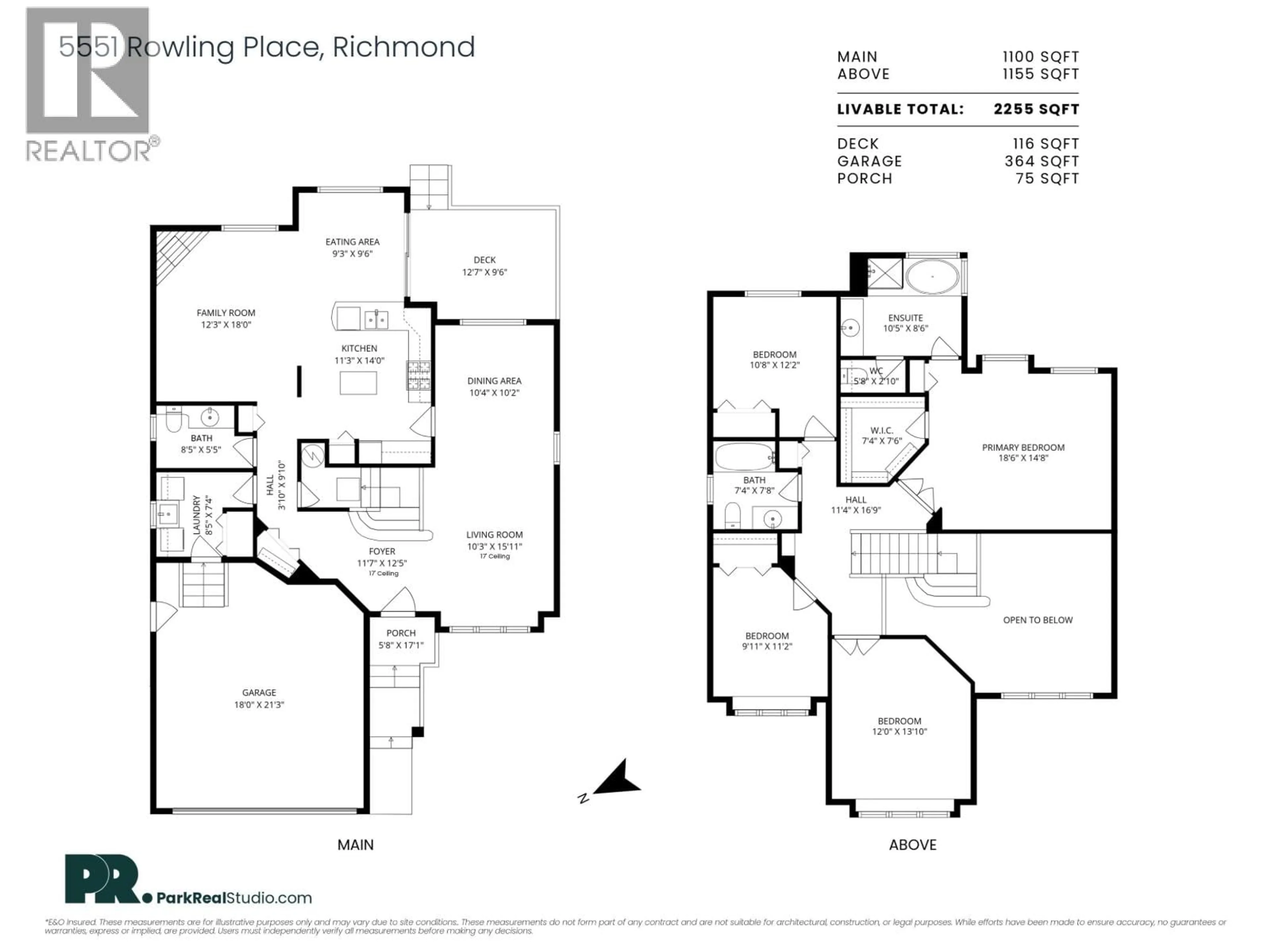 Floor plan for 5551 ROWLING PLACE, Richmond British Columbia V6V2T4