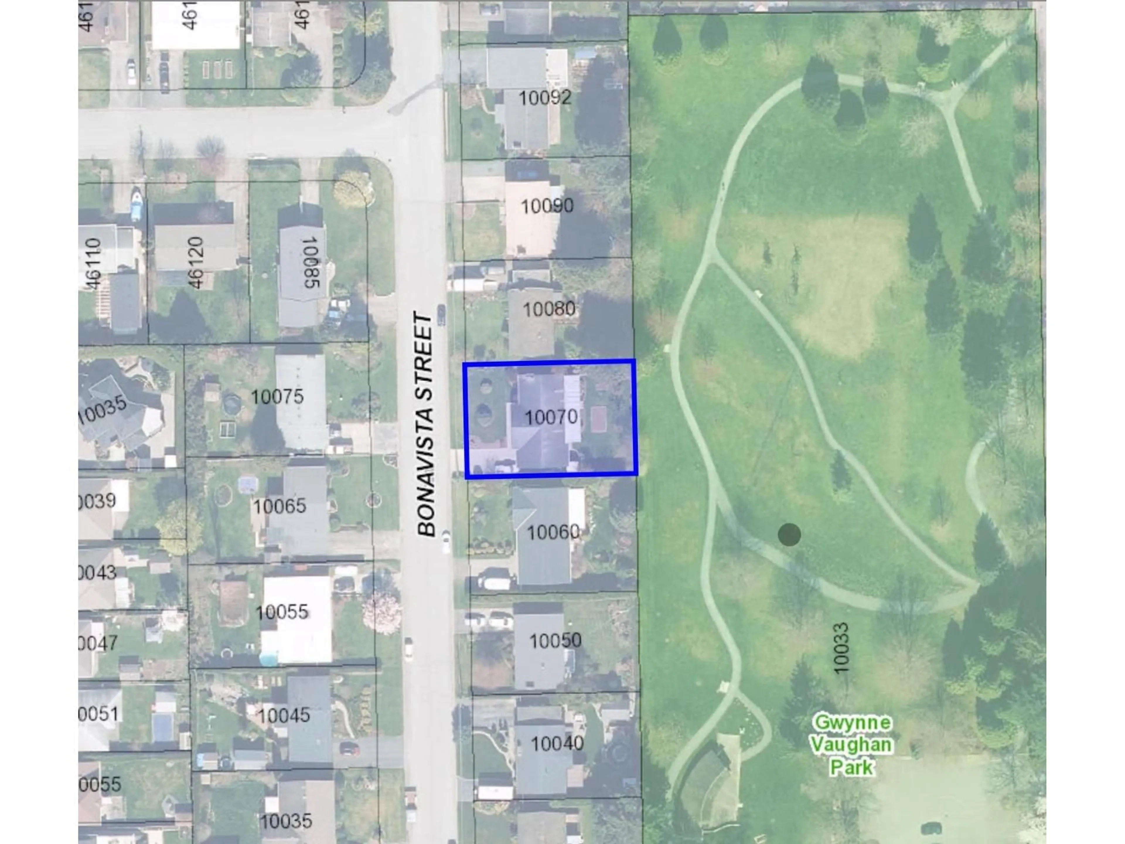 Picture of a map for 10070 BONAVISTA STREET, Chilliwack British Columbia V2P5B9