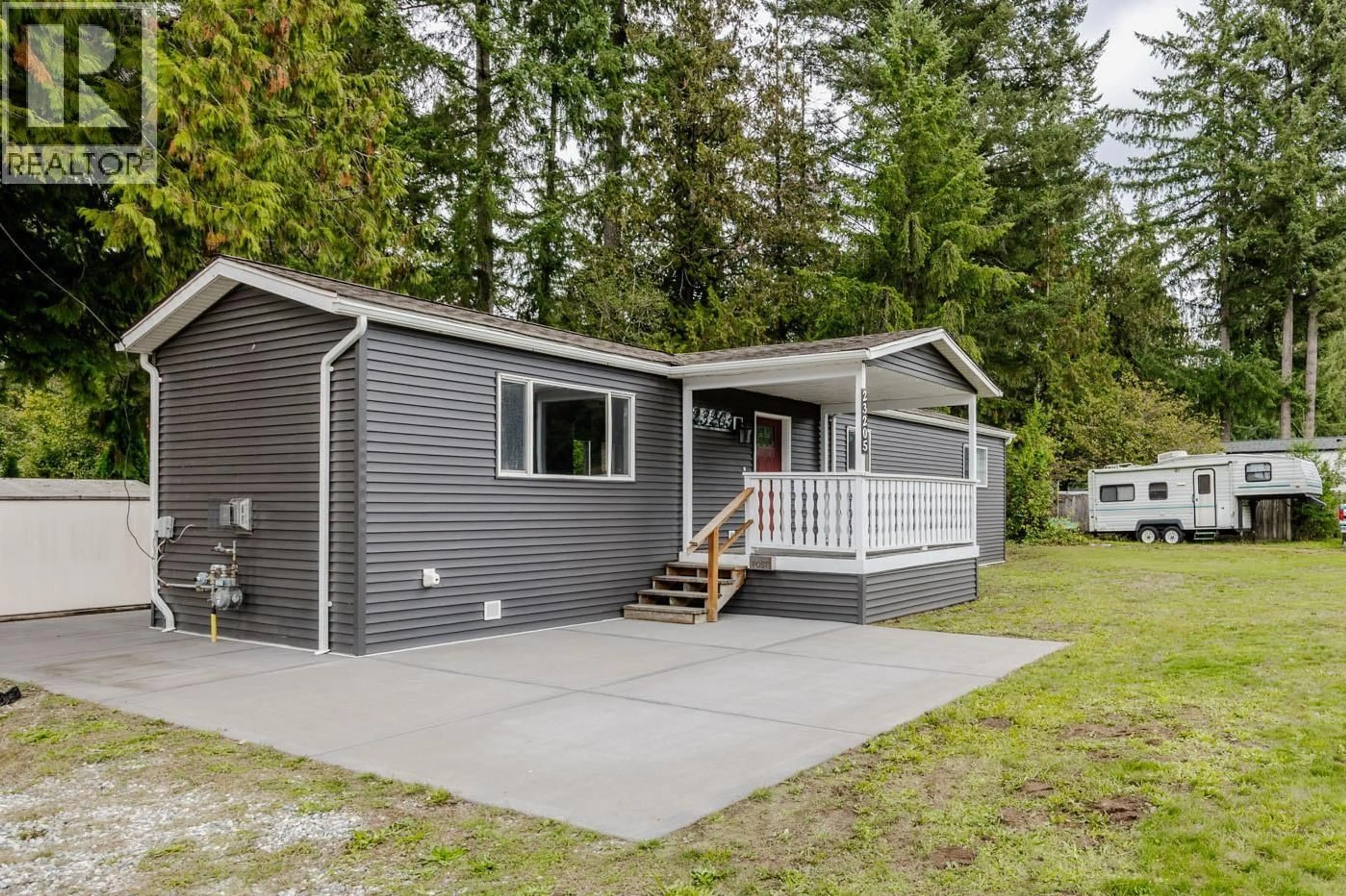 Home with vinyl exterior material, street for 5 - 23205 CALVIN CRESCENT, Maple Ridge British Columbia V2X4S3