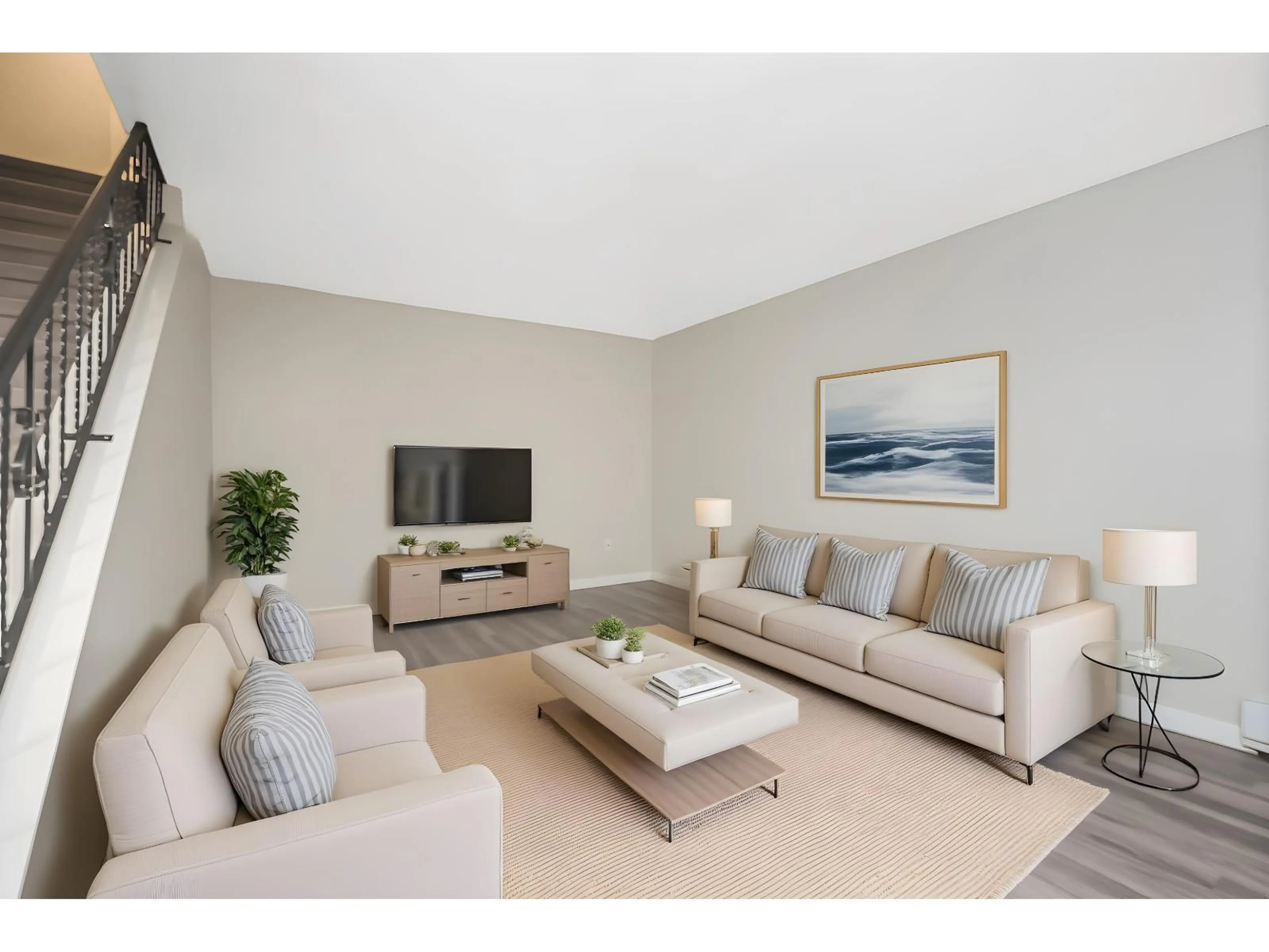 Living room with furniture, unknown for 6601 134, Surrey British Columbia V3W4S1