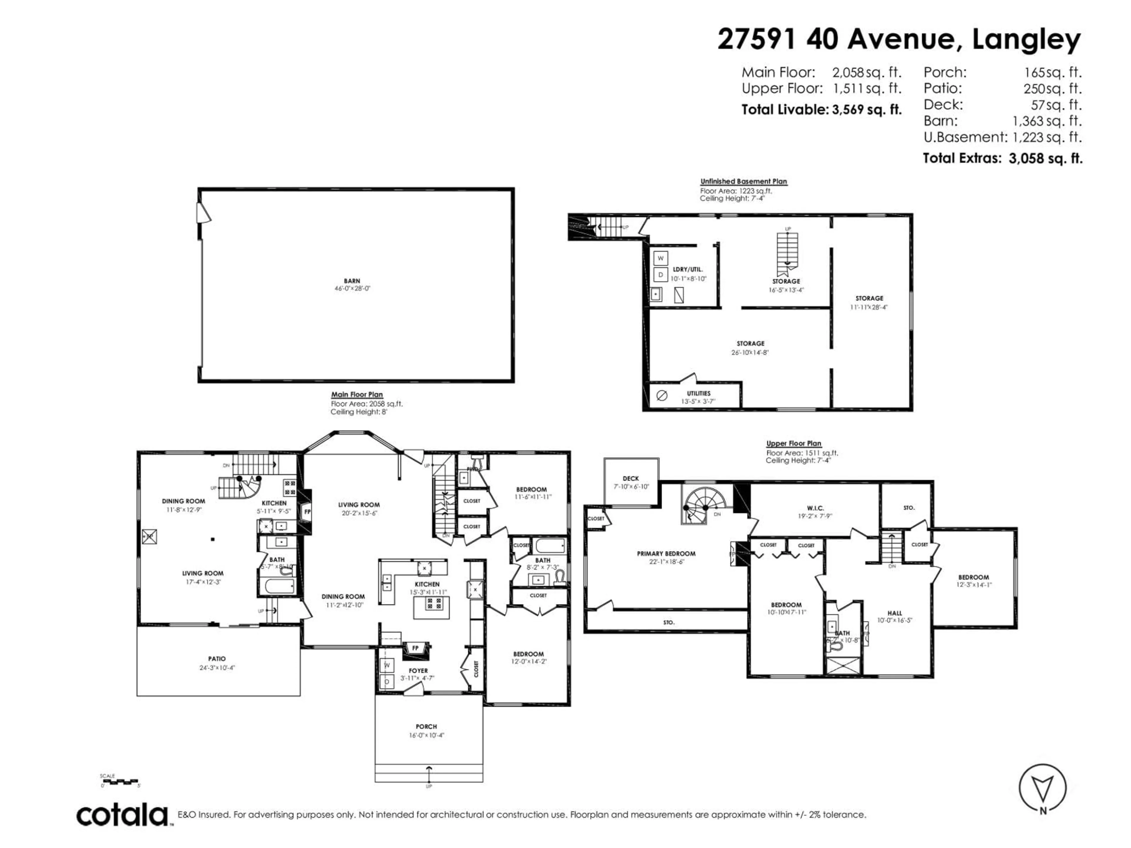 Floor plan for 27591 40, Langley British Columbia V4W1V8