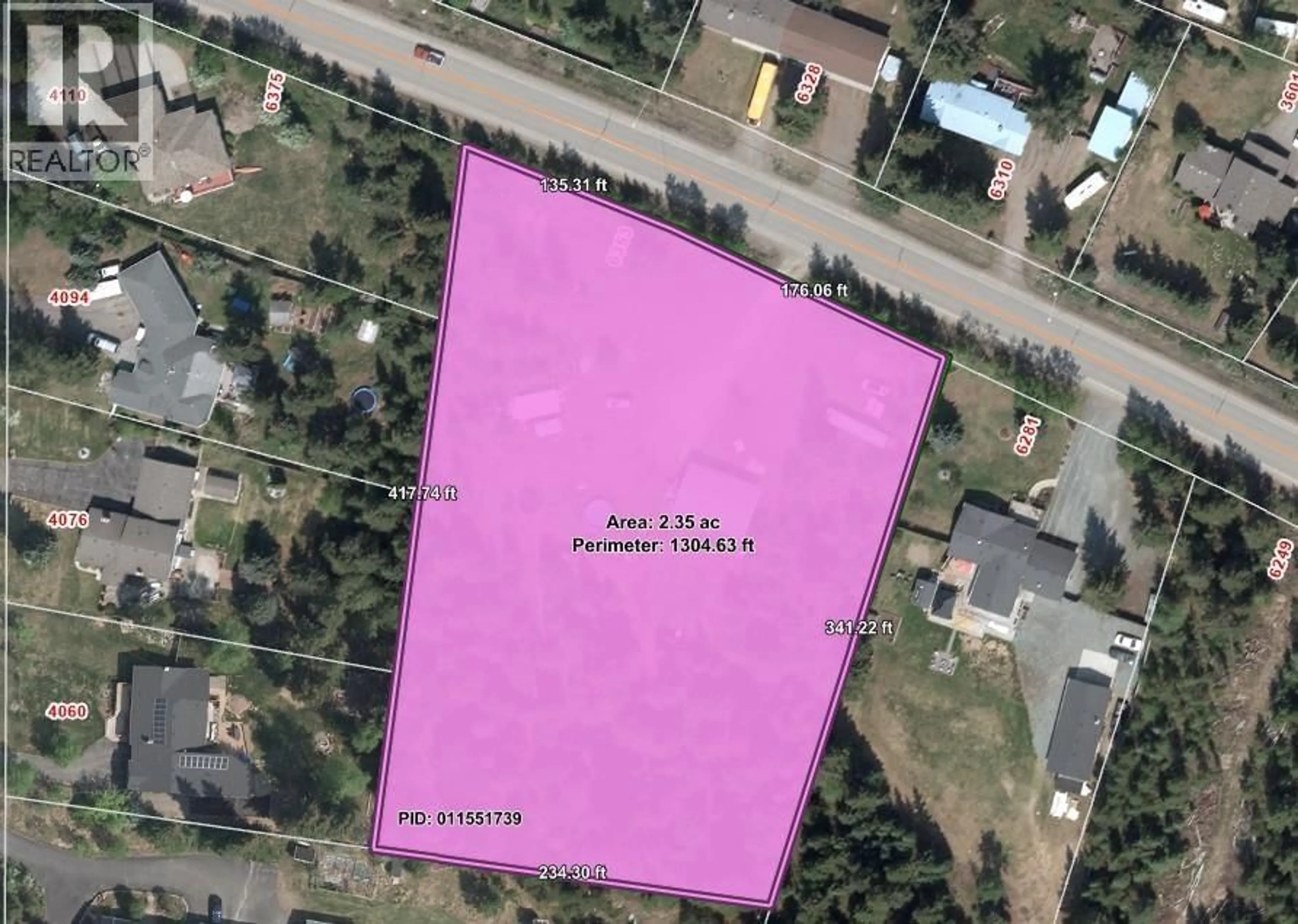 A pic from outside/outdoor area/front of a property/back of a property/a pic from drone, street for 6353 NORTH NECHAKO ROAD, Prince George British Columbia V2K4Z2