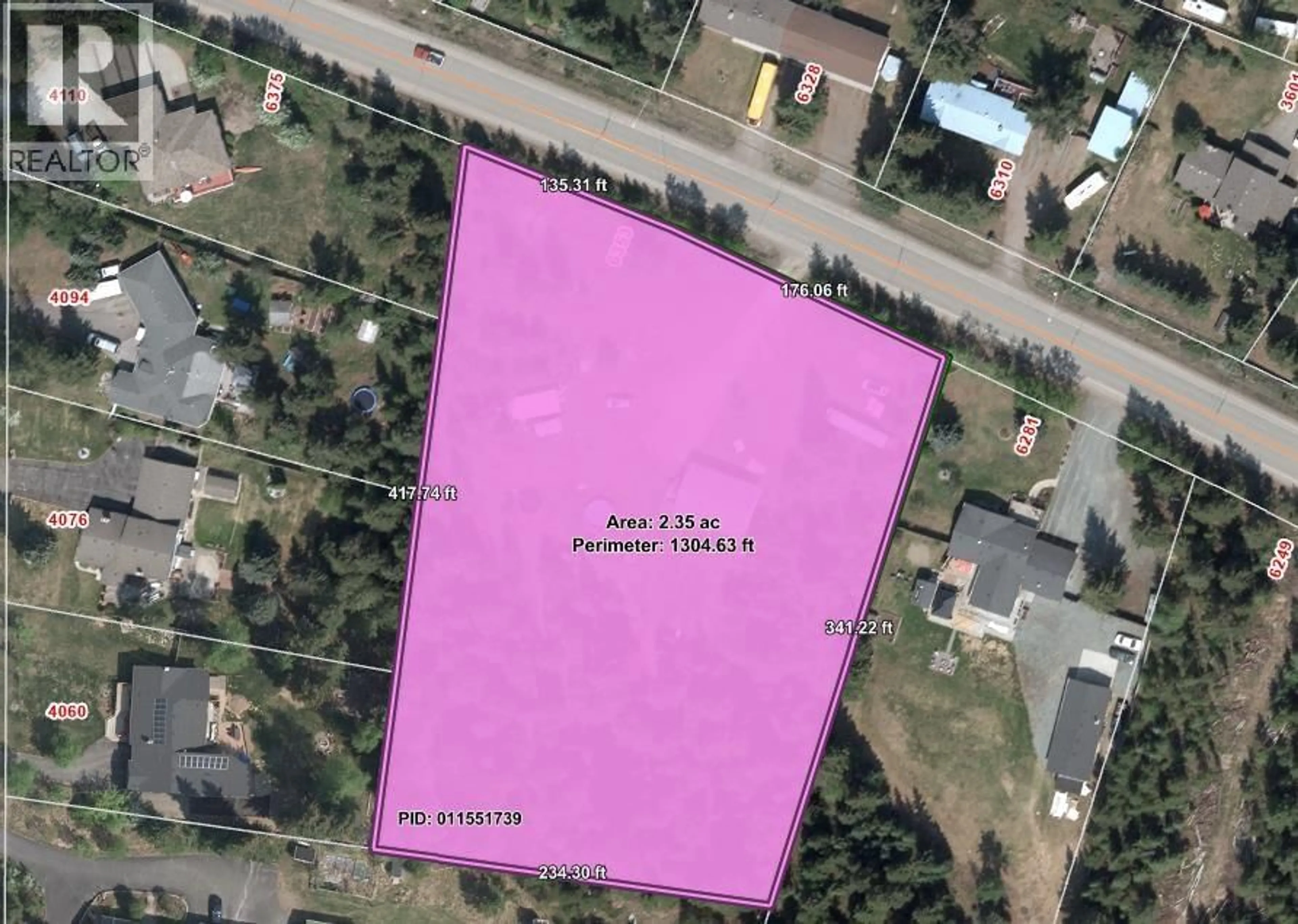 A pic from outside/outdoor area/front of a property/back of a property/a pic from drone, street for 6353 NORTH NECHAKO ROAD, Prince George British Columbia V2K4Z2