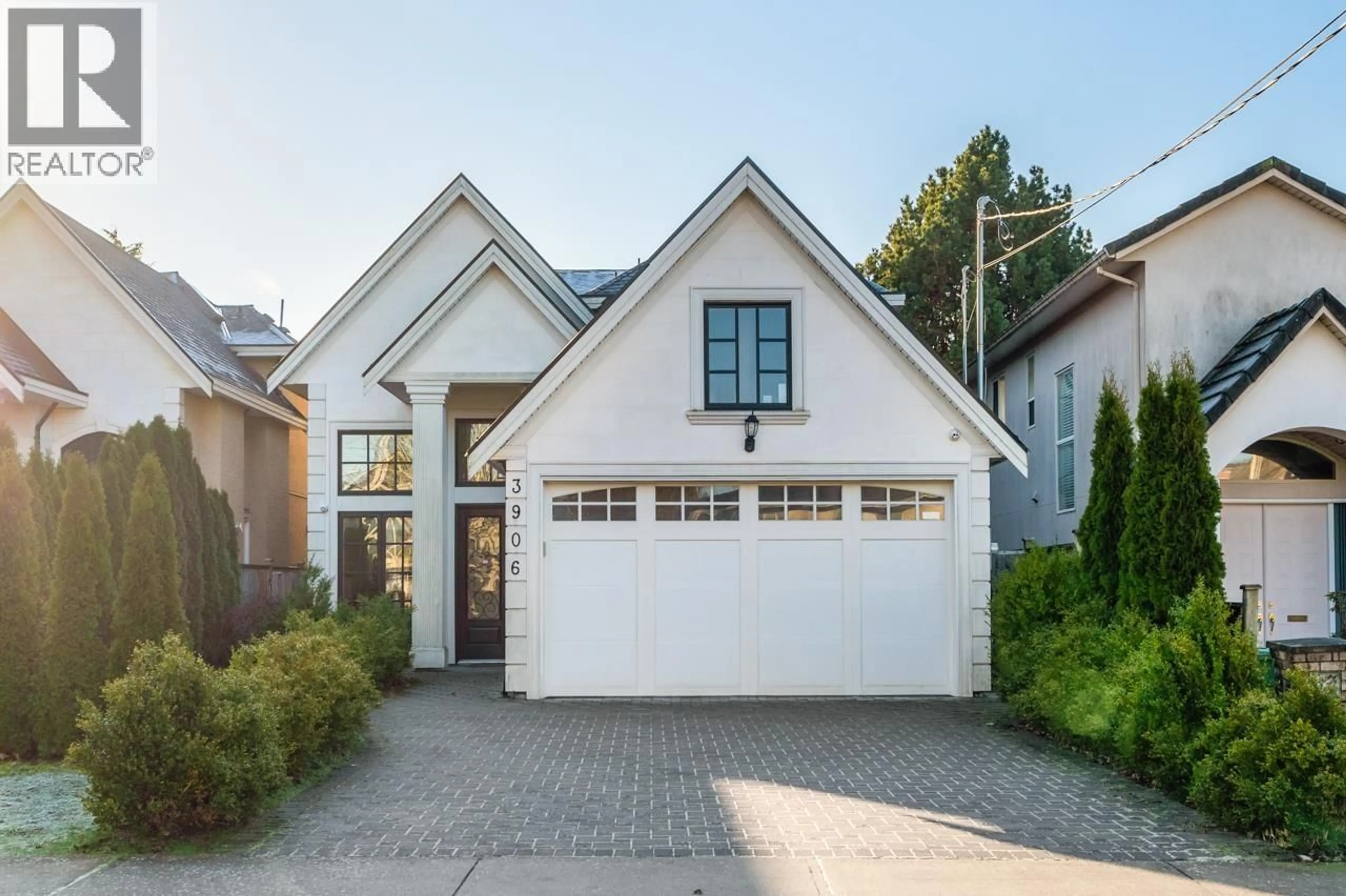 Home with brick exterior material, street for 3906 LOCKHART ROAD, Richmond British Columbia V7C1M3