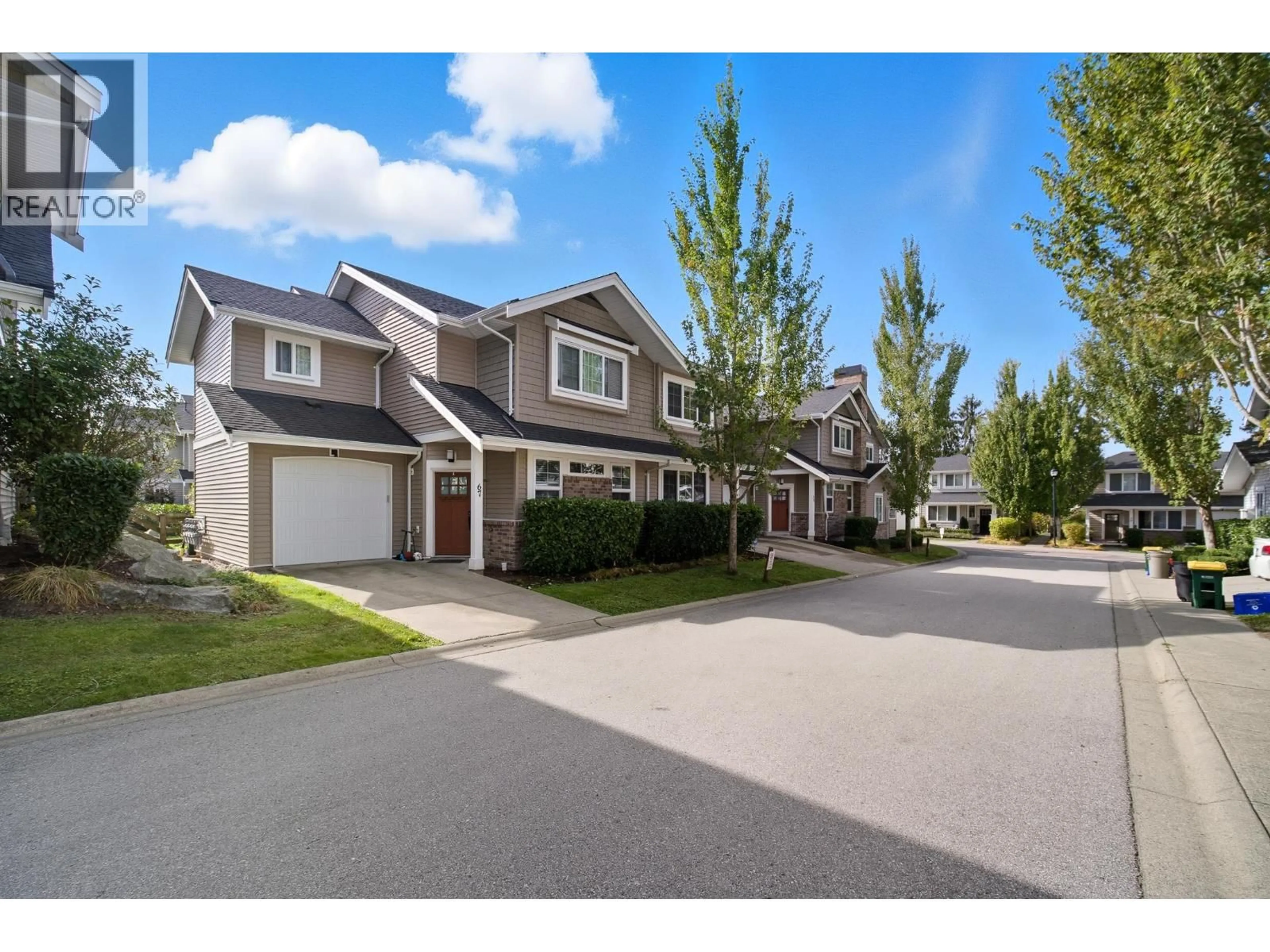 A pic from outside/outdoor area/front of a property/back of a property/a pic from drone, street for 66 - 12161 237 STREET, Maple Ridge British Columbia V4R0E7