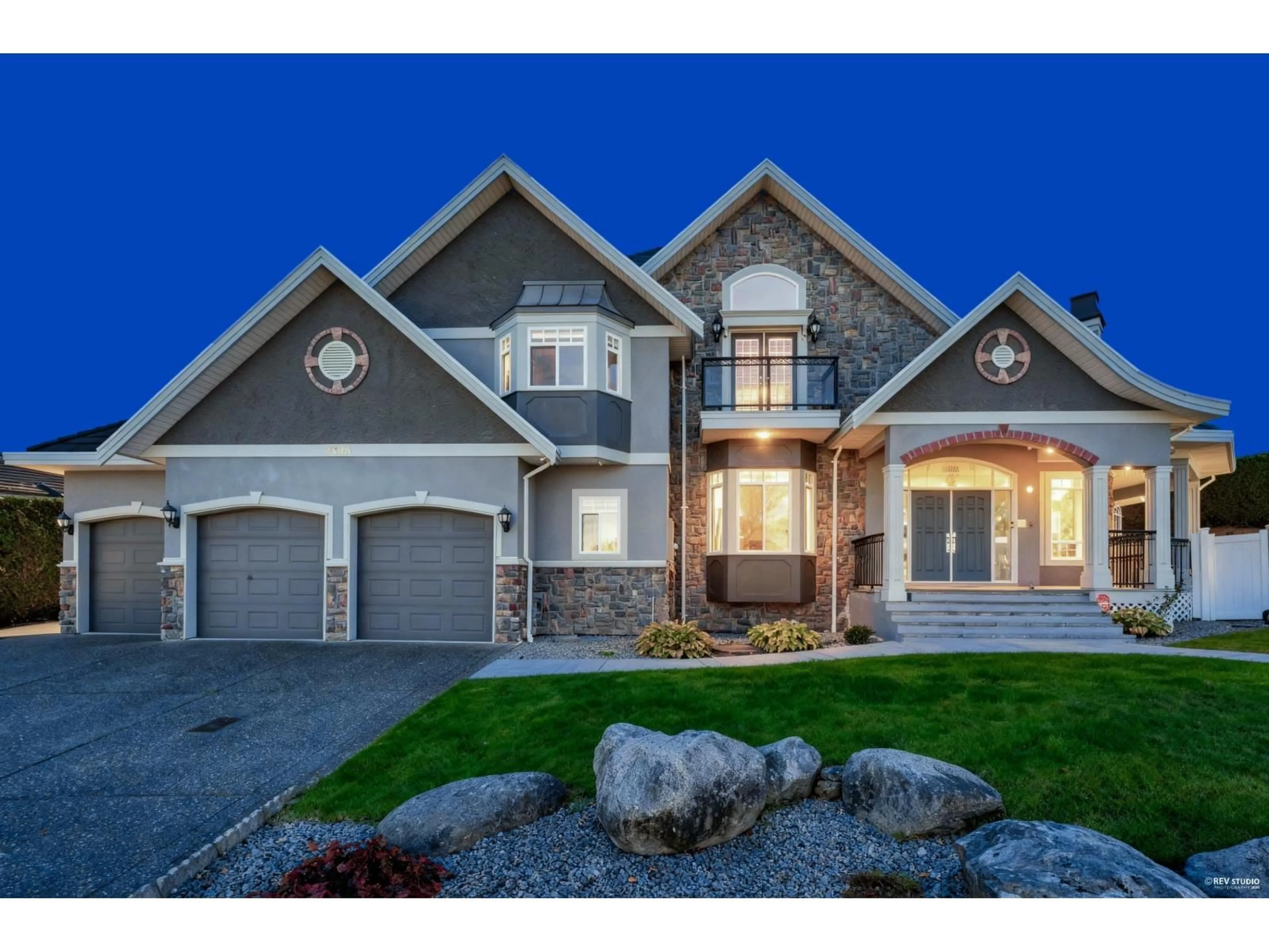 Home with brick exterior material, street for 8593 171, Surrey British Columbia V4N5J1