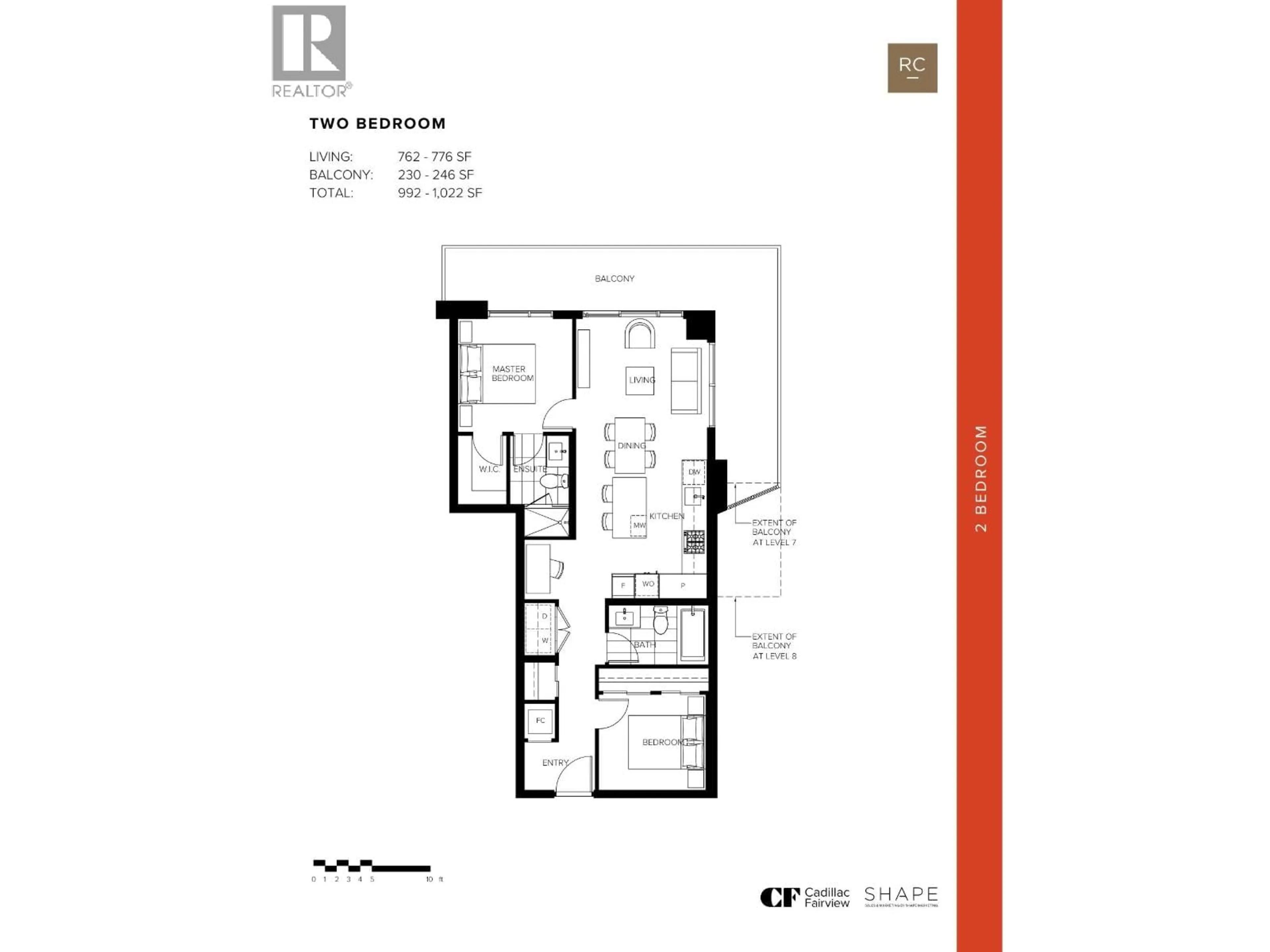 Floor plan for 642 - 6500 MINORU BOULEVARD, Richmond British Columbia V6Y0N2
