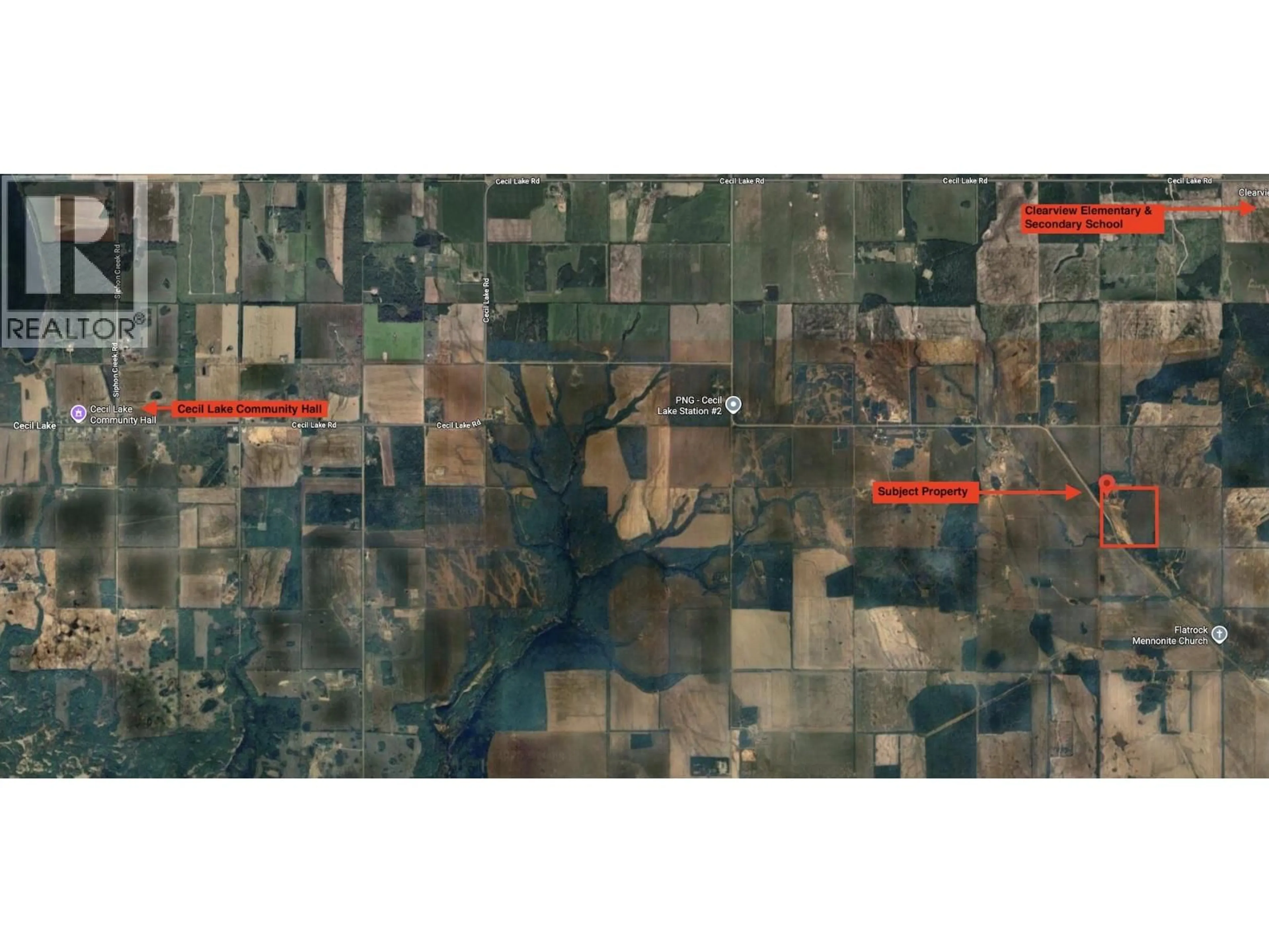 Picture of a map for 13290 GOLATA CREEK ROAD, Cecil Lake British Columbia V0C1G0