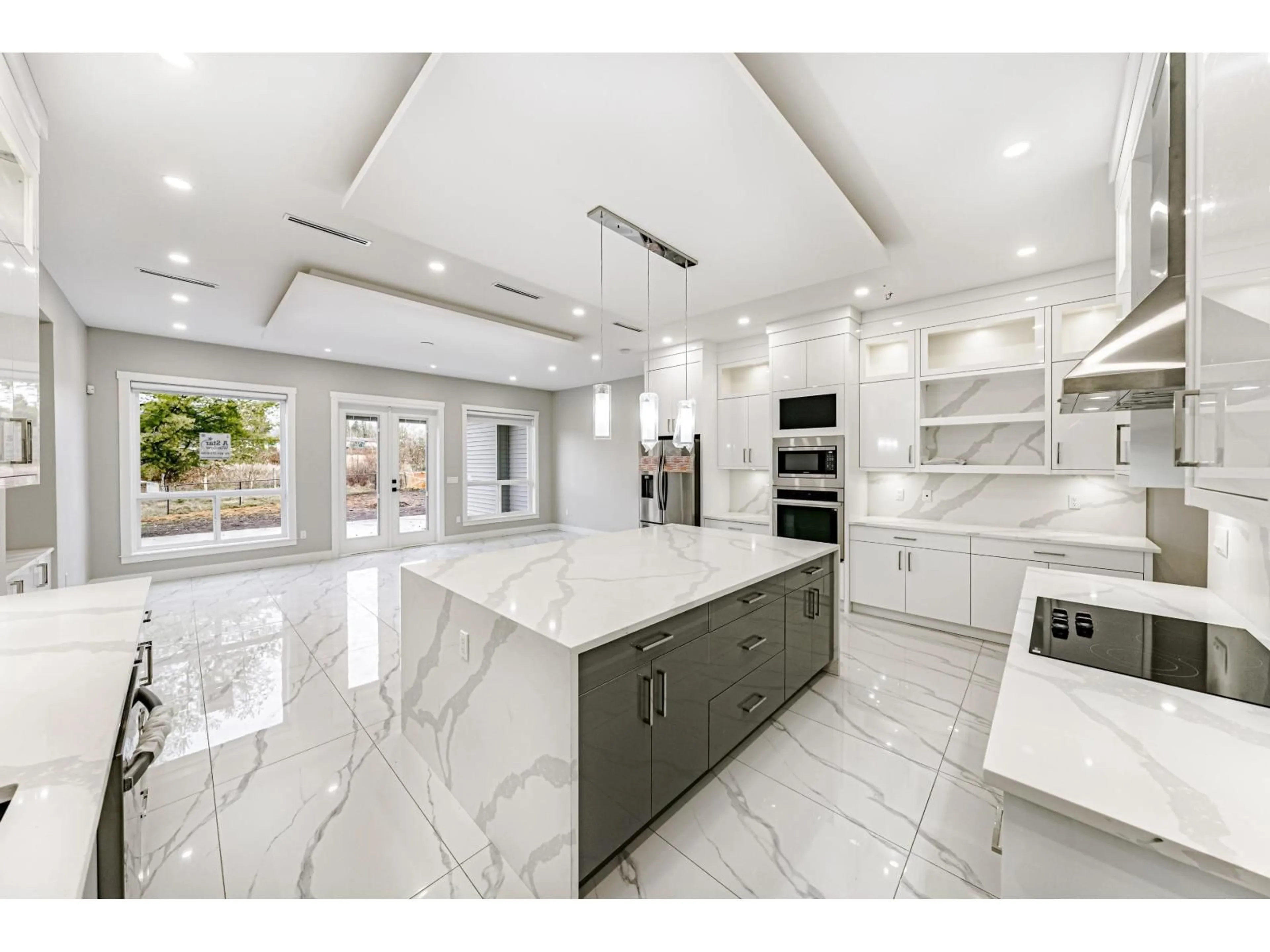 Contemporary kitchen, ceramic/tile floor for 6302 181A, Surrey British Columbia V3S4M4