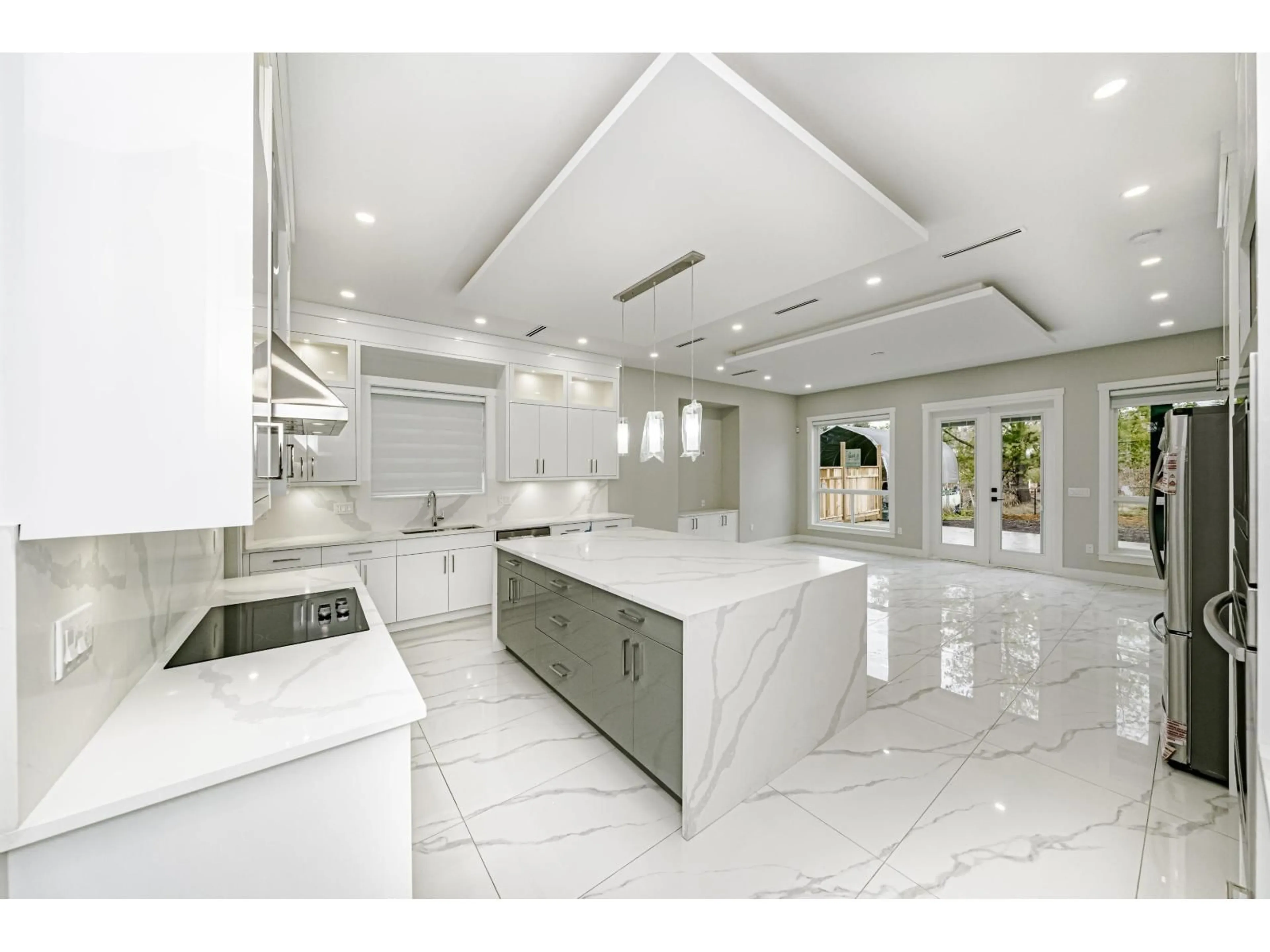 Contemporary kitchen, ceramic/tile floor for 6302 181A, Surrey British Columbia V3S4M4