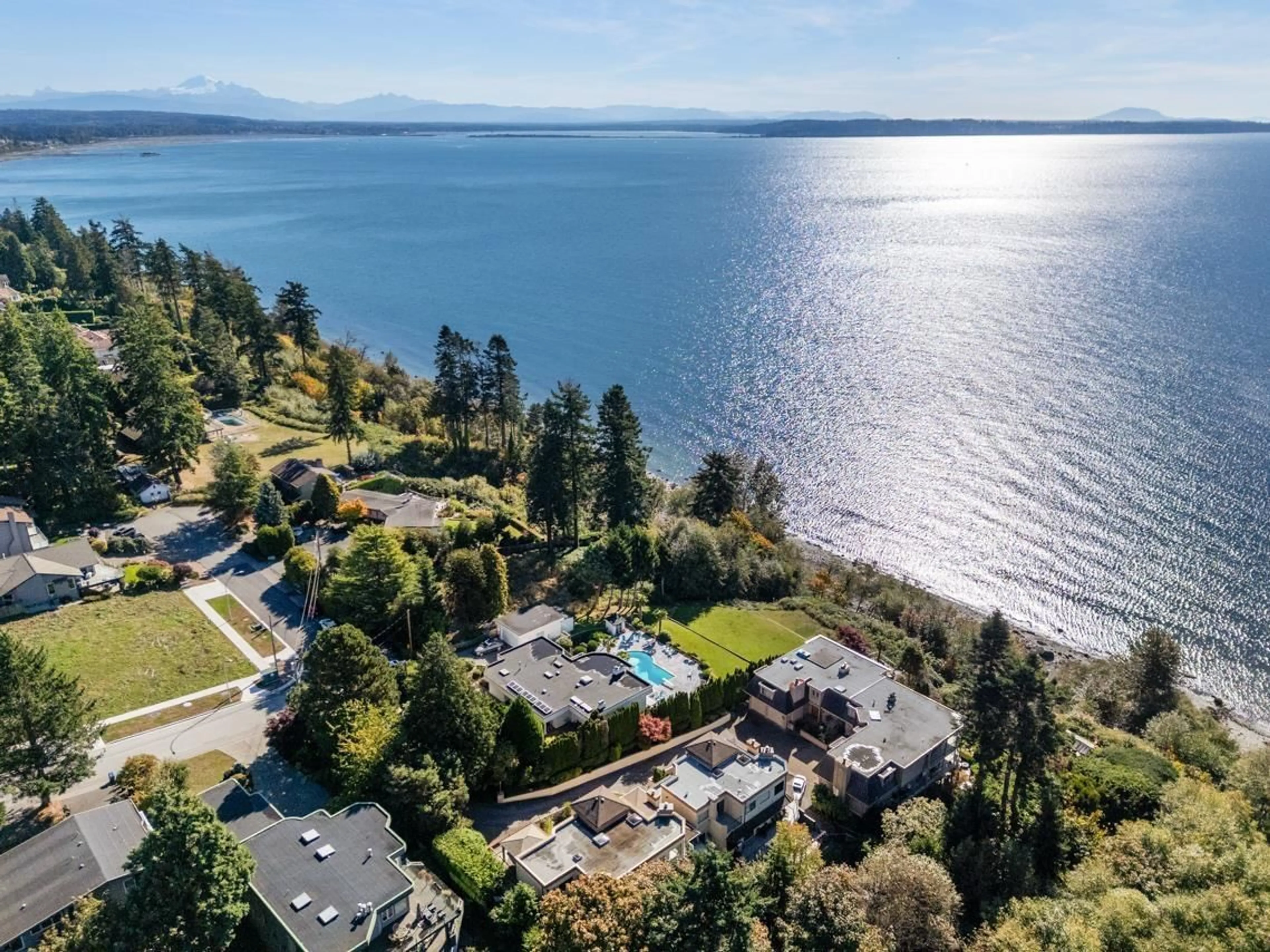 A pic from outside/outdoor area/front of a property/back of a property/a pic from drone, water/lake/river/ocean view for 1311 133A, Surrey British Columbia V4A4C4