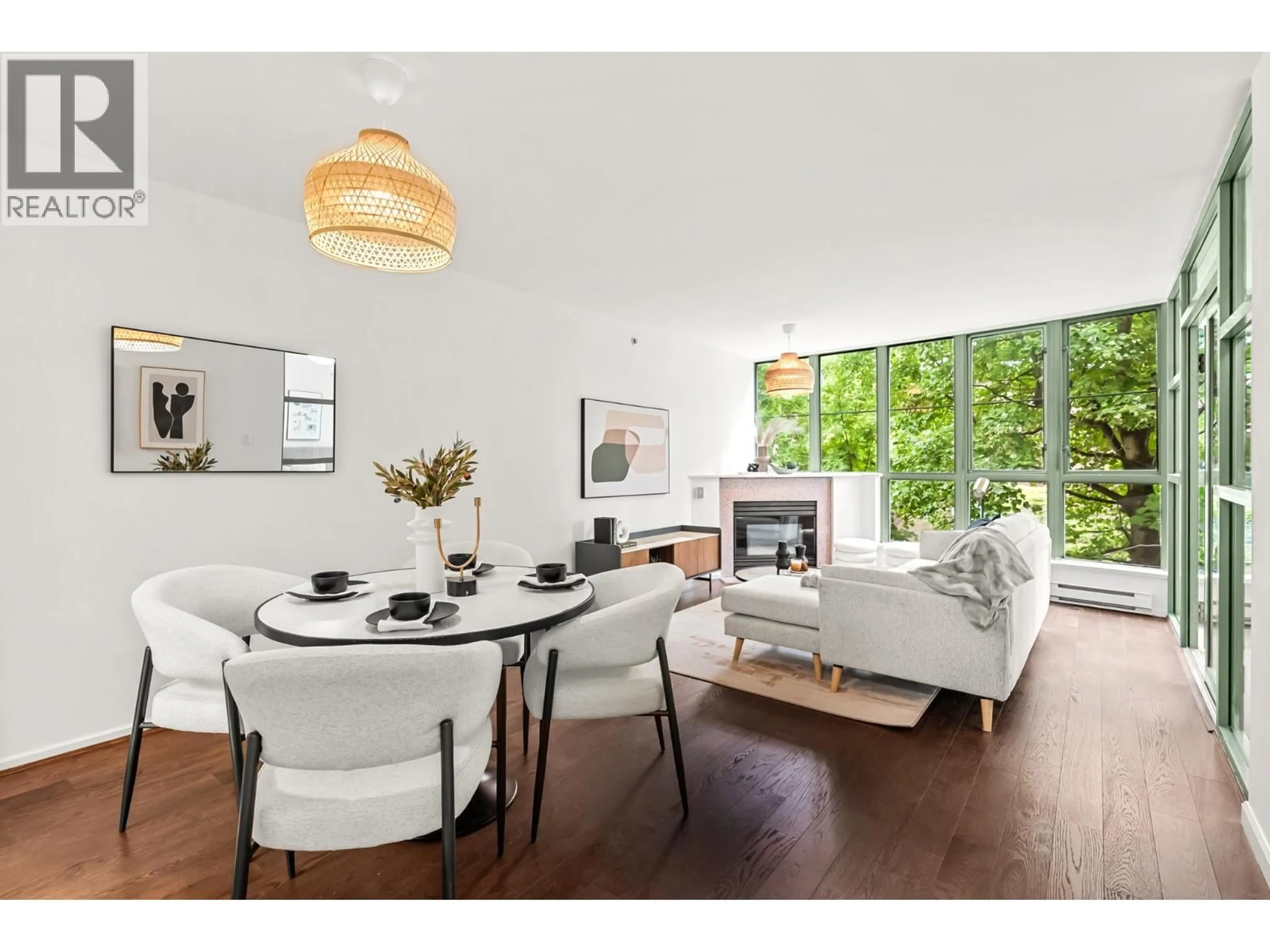 Living room with furniture, wood/laminate floor for 301 - 1159 MAIN STREET, Vancouver British Columbia V6A4B6
