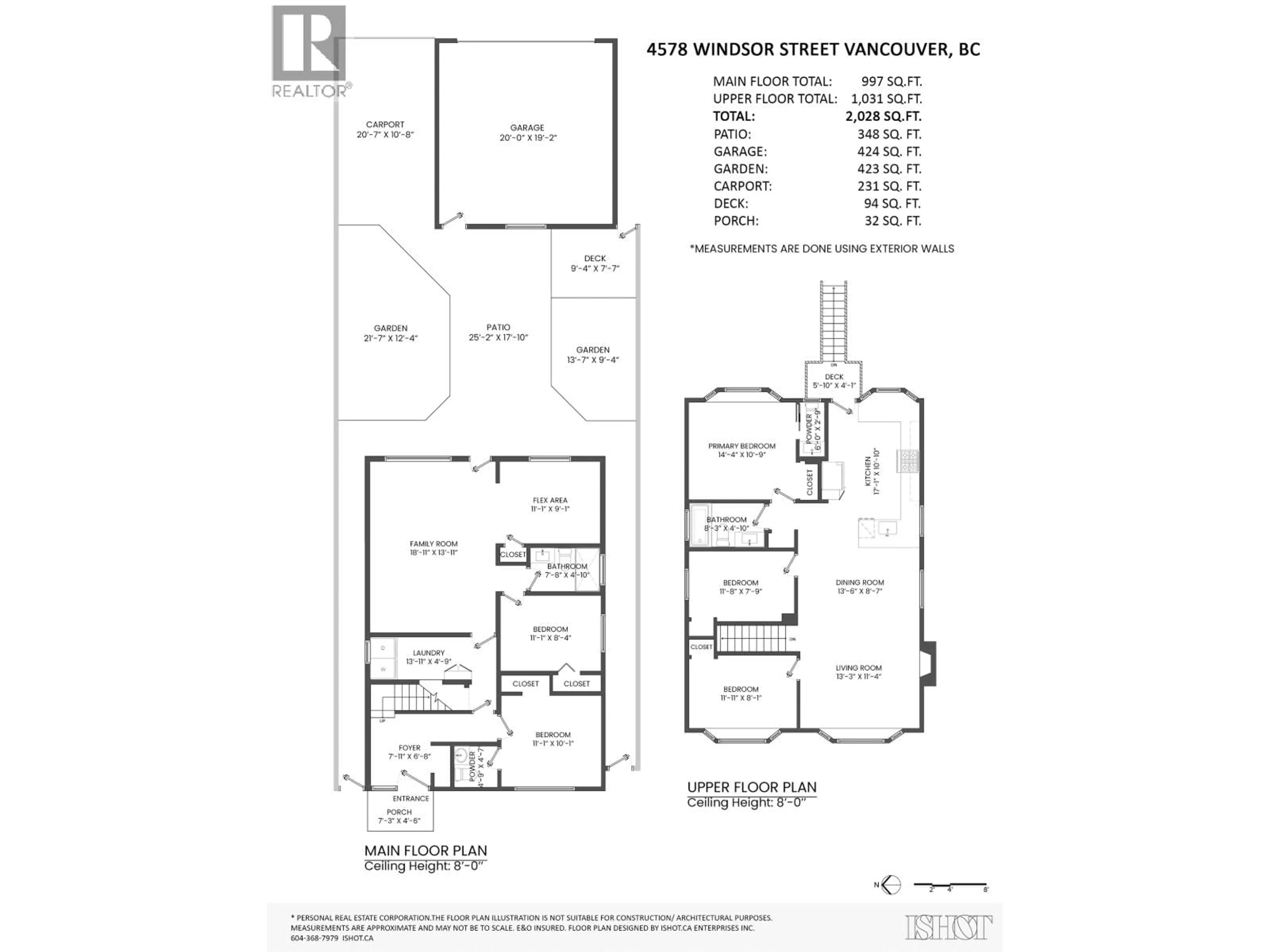 Floor plan for 4578 WINDSOR STREET, Vancouver British Columbia V5V4P7