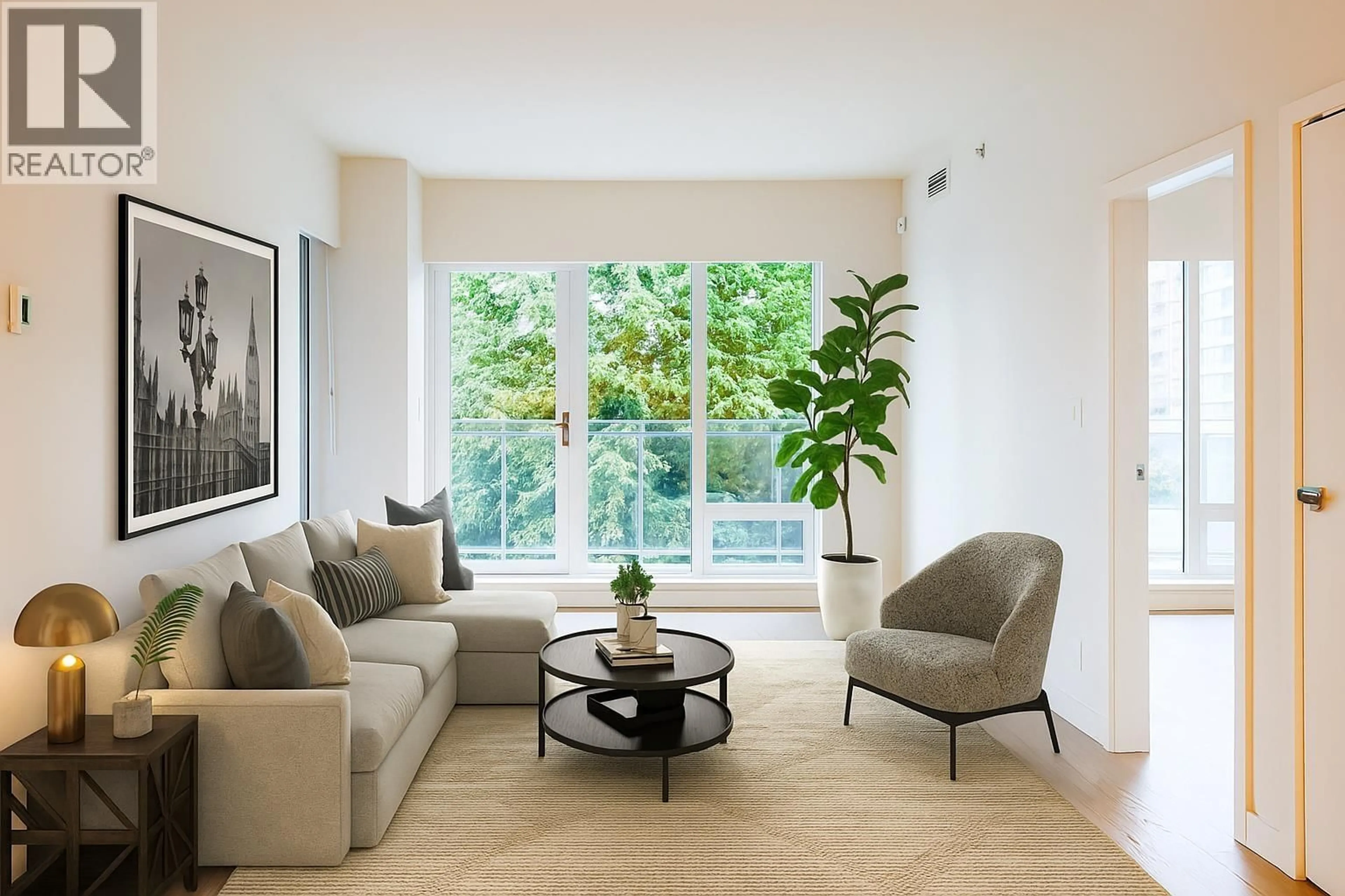 Living room with furniture, unknown for 308 - 6855 PEARSON WAY, Richmond British Columbia V7C0E9