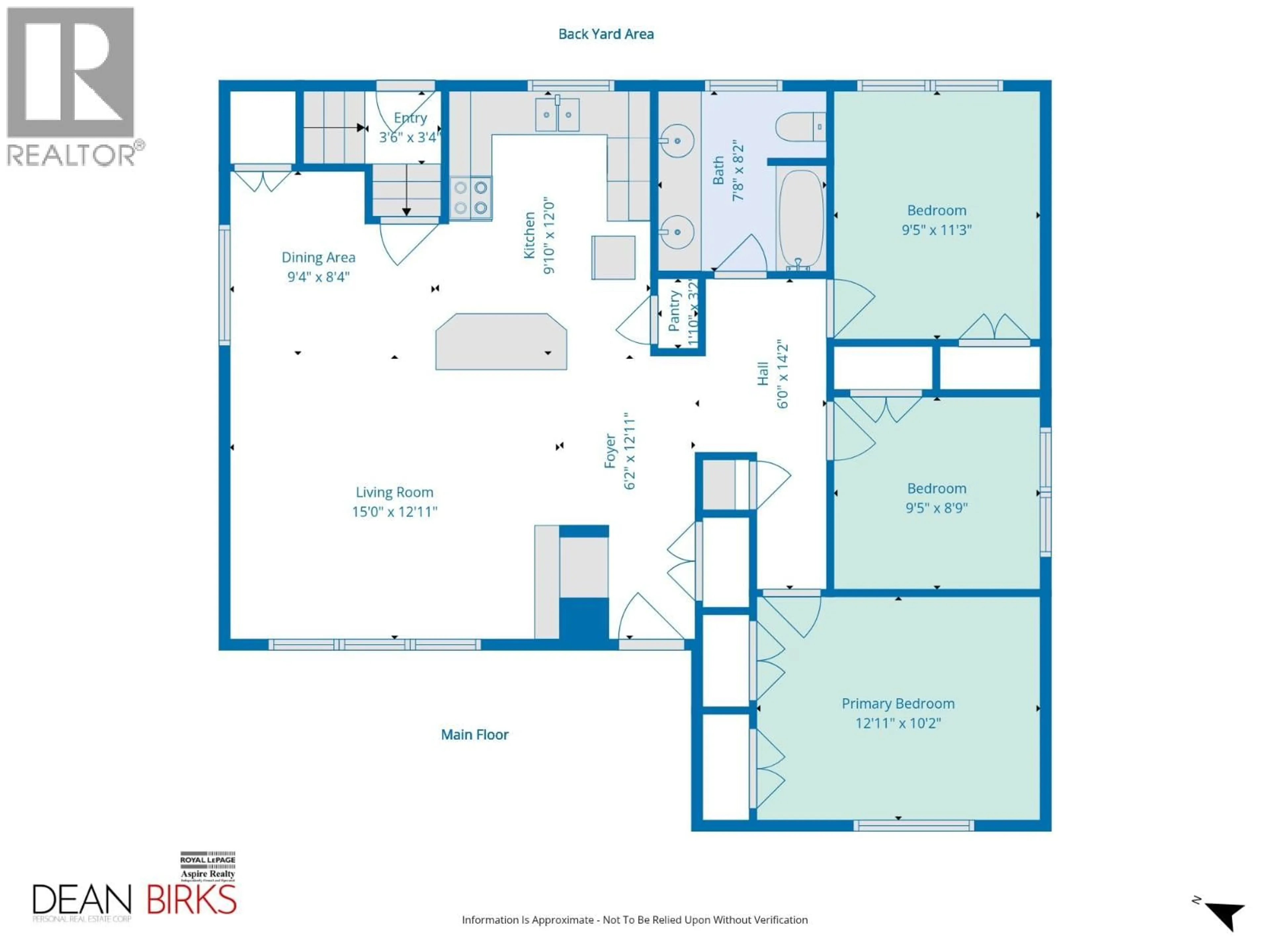 Floor plan for 6124 CALEDONIA CRESCENT, Prince George British Columbia V2N2H4