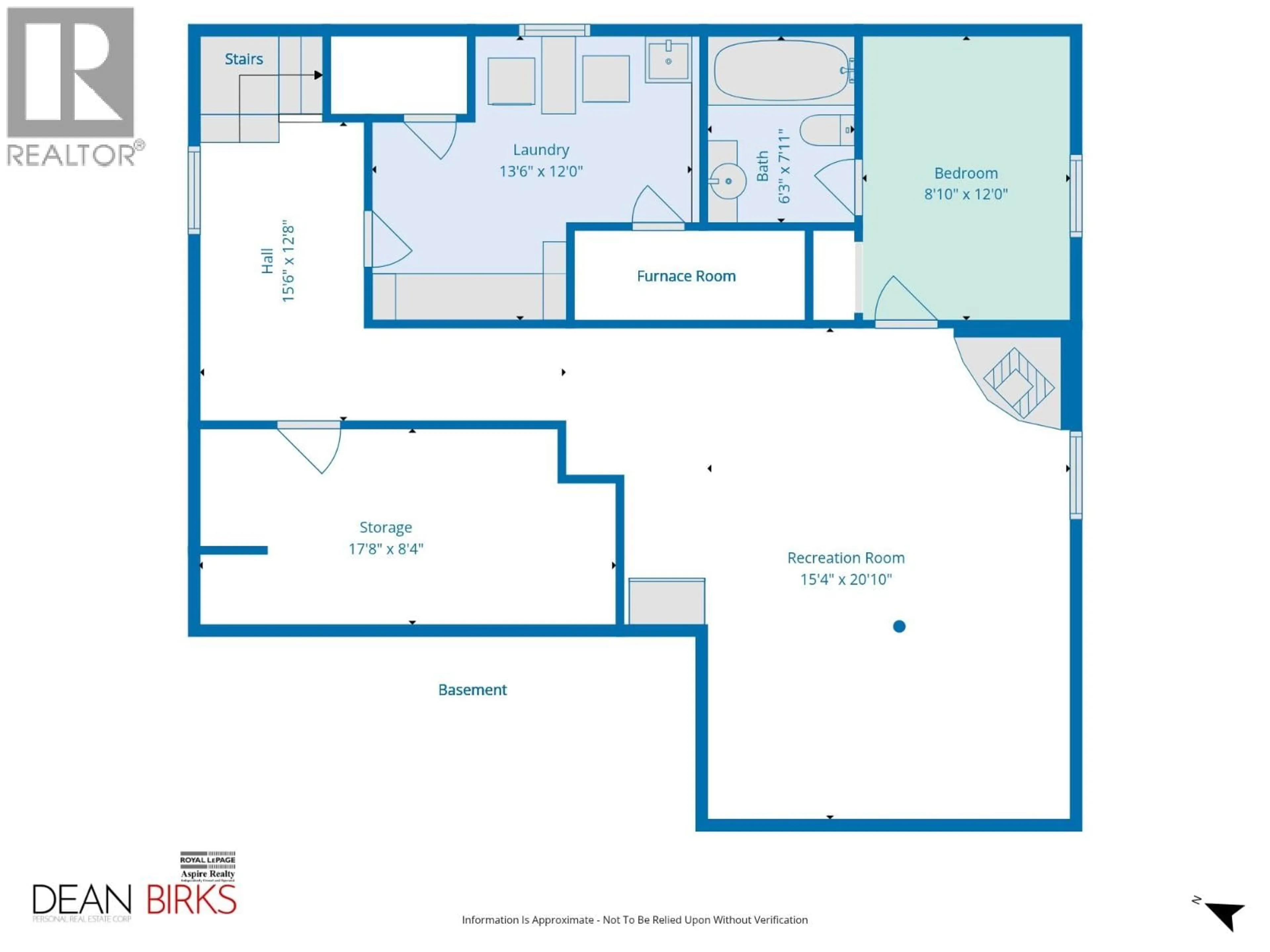 Floor plan for 6124 CALEDONIA CRESCENT, Prince George British Columbia V2N2H4