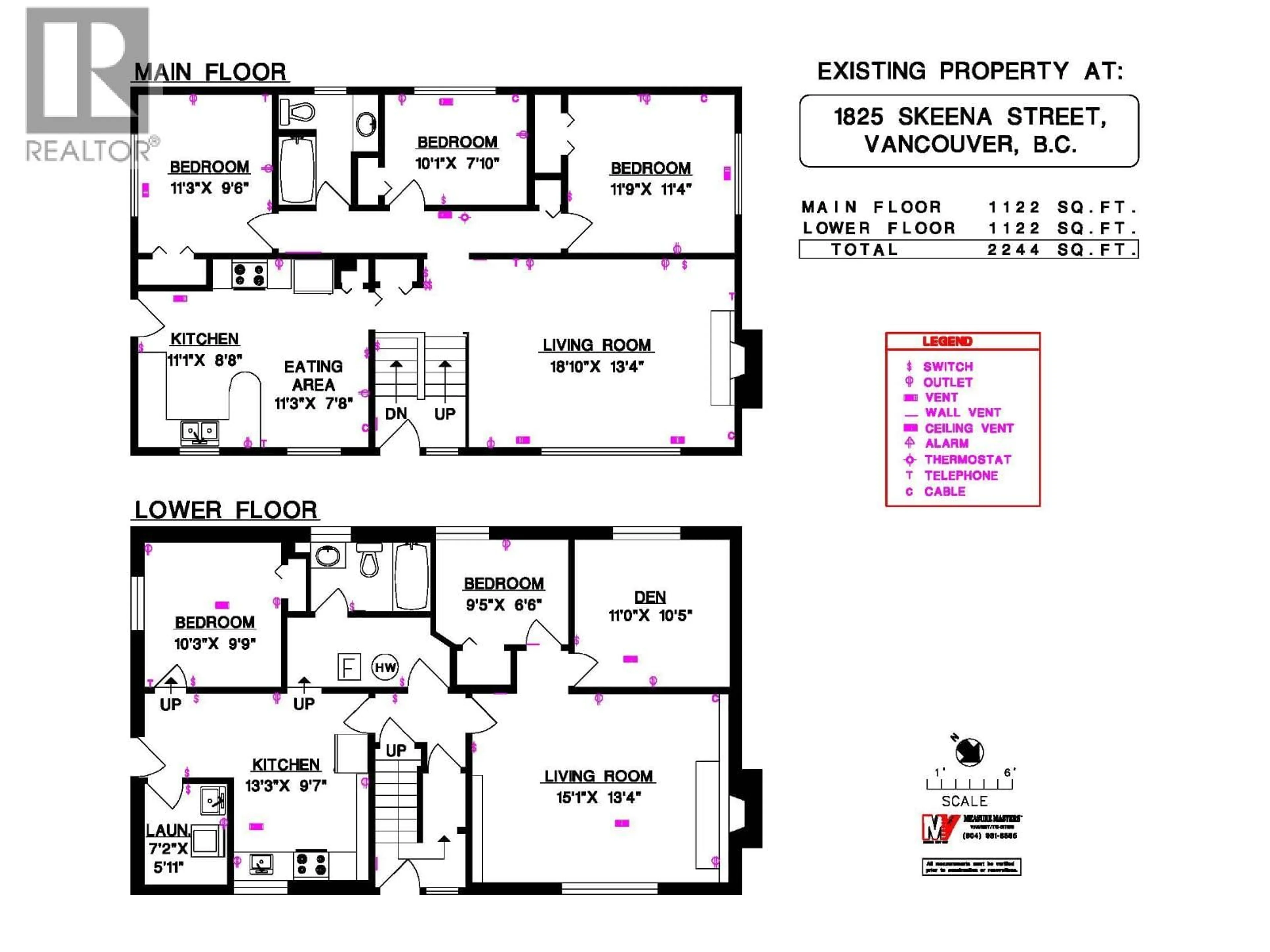 Floor plan for 1825 SKEENA STREET, Vancouver British Columbia V5M3Y2
