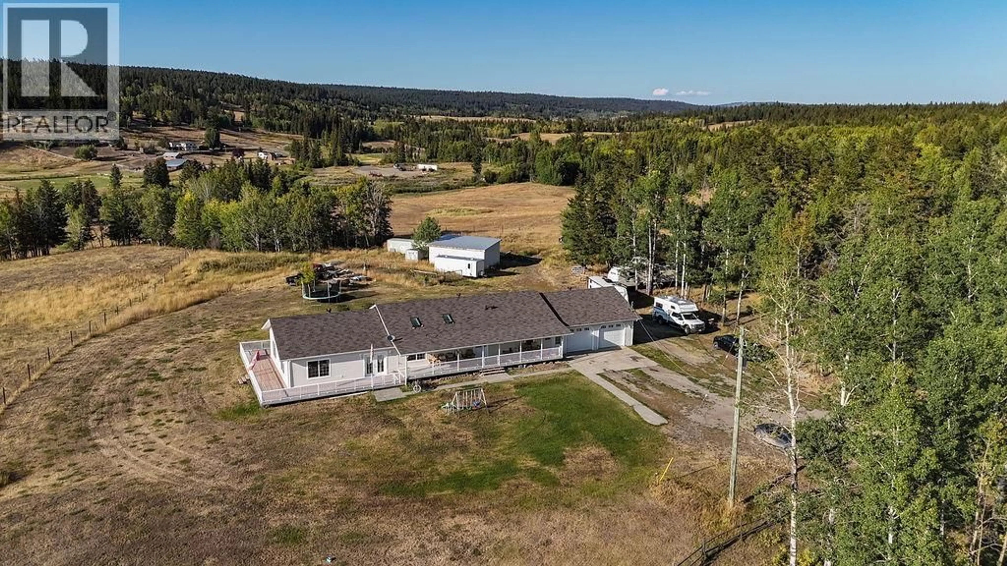 A pic from outside/outdoor area/front of a property/back of a property/a pic from drone, unknown for 22 VALLEY ROAD, Williams Lake British Columbia V0K2G0