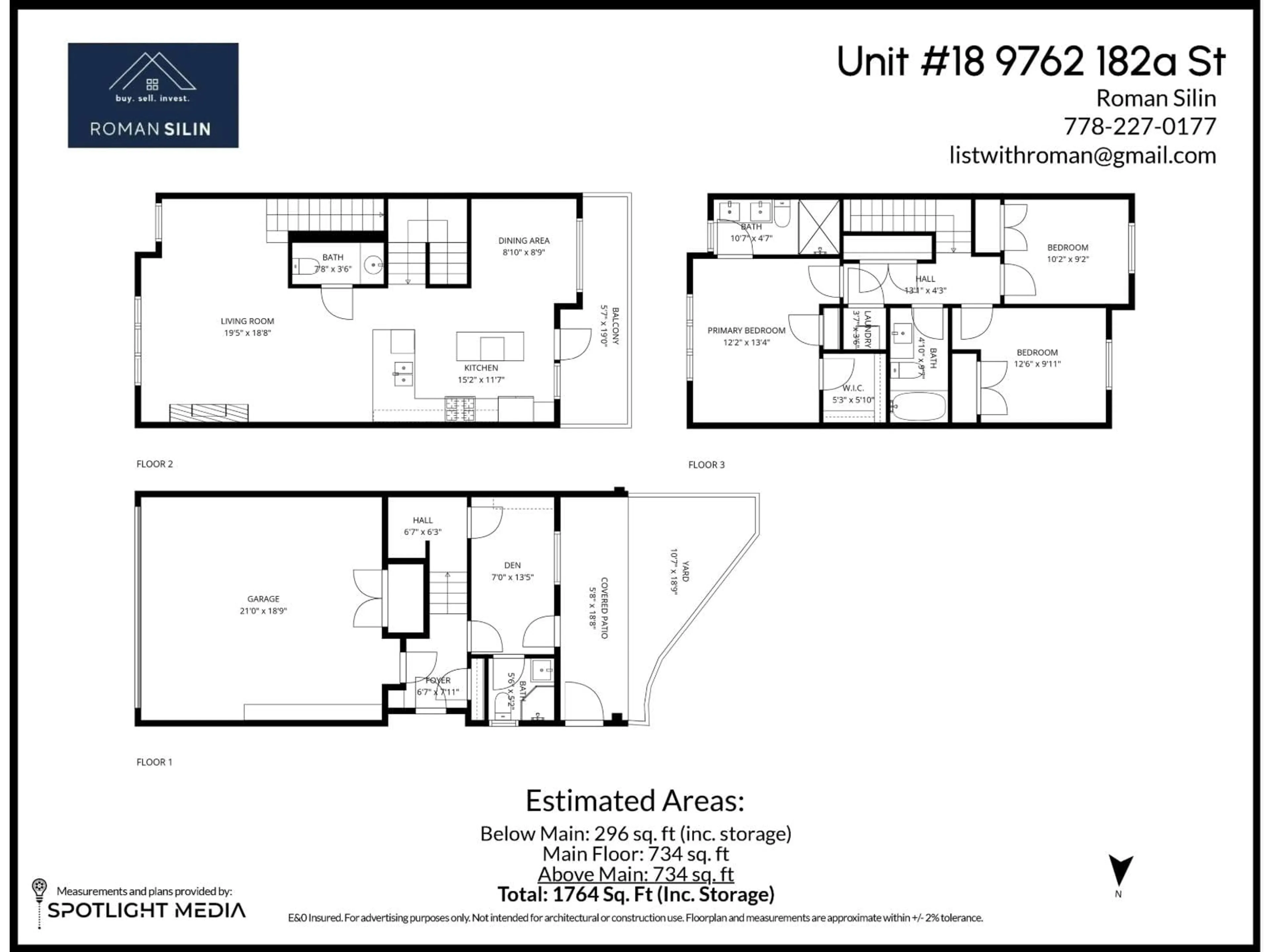 Floor plan for 18 - 9762 182A, Surrey British Columbia V4N6W5