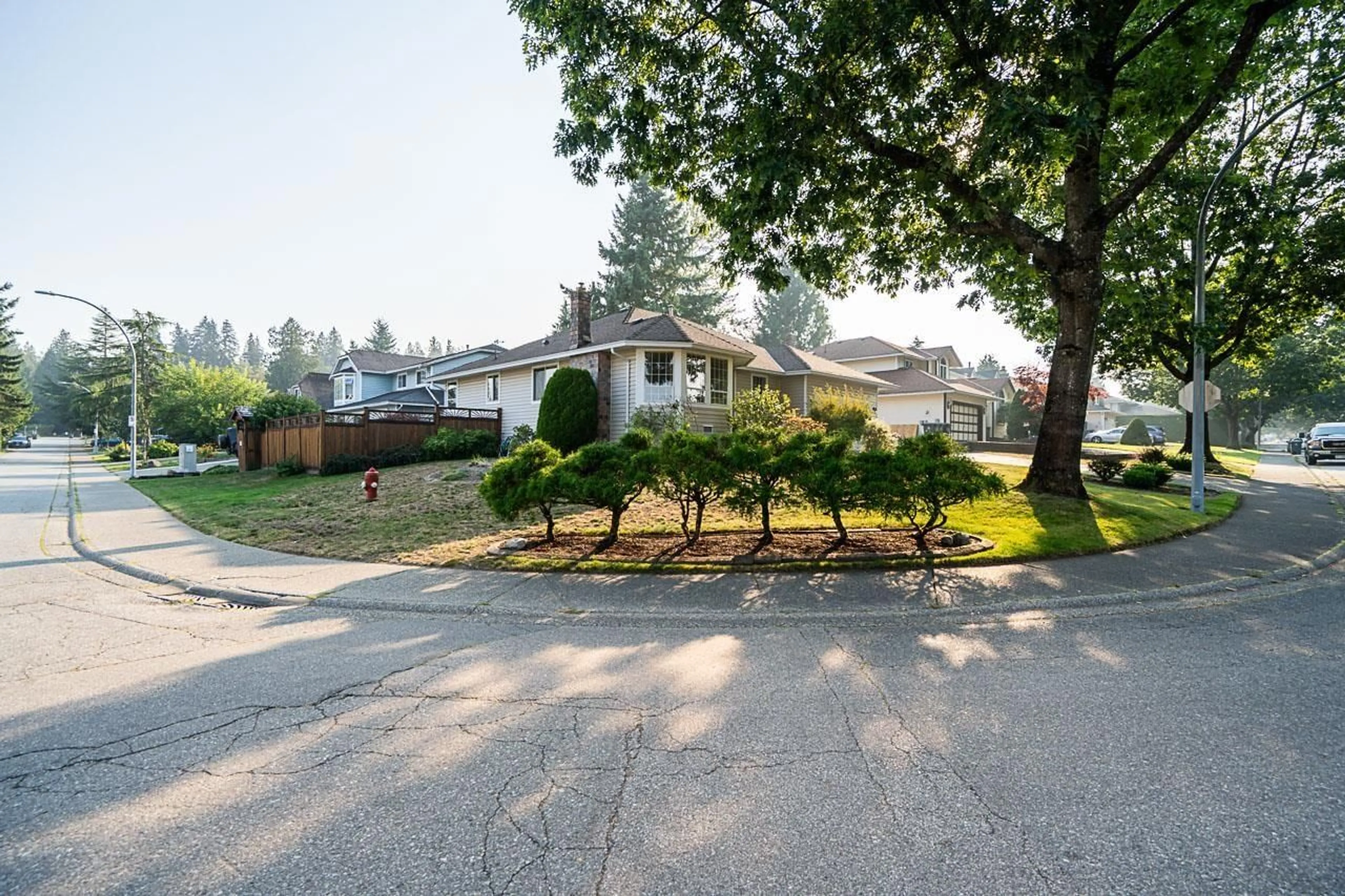 A pic from outside/outdoor area/front of a property/back of a property/a pic from drone, street for 15886 95, Surrey British Columbia V4N3B9