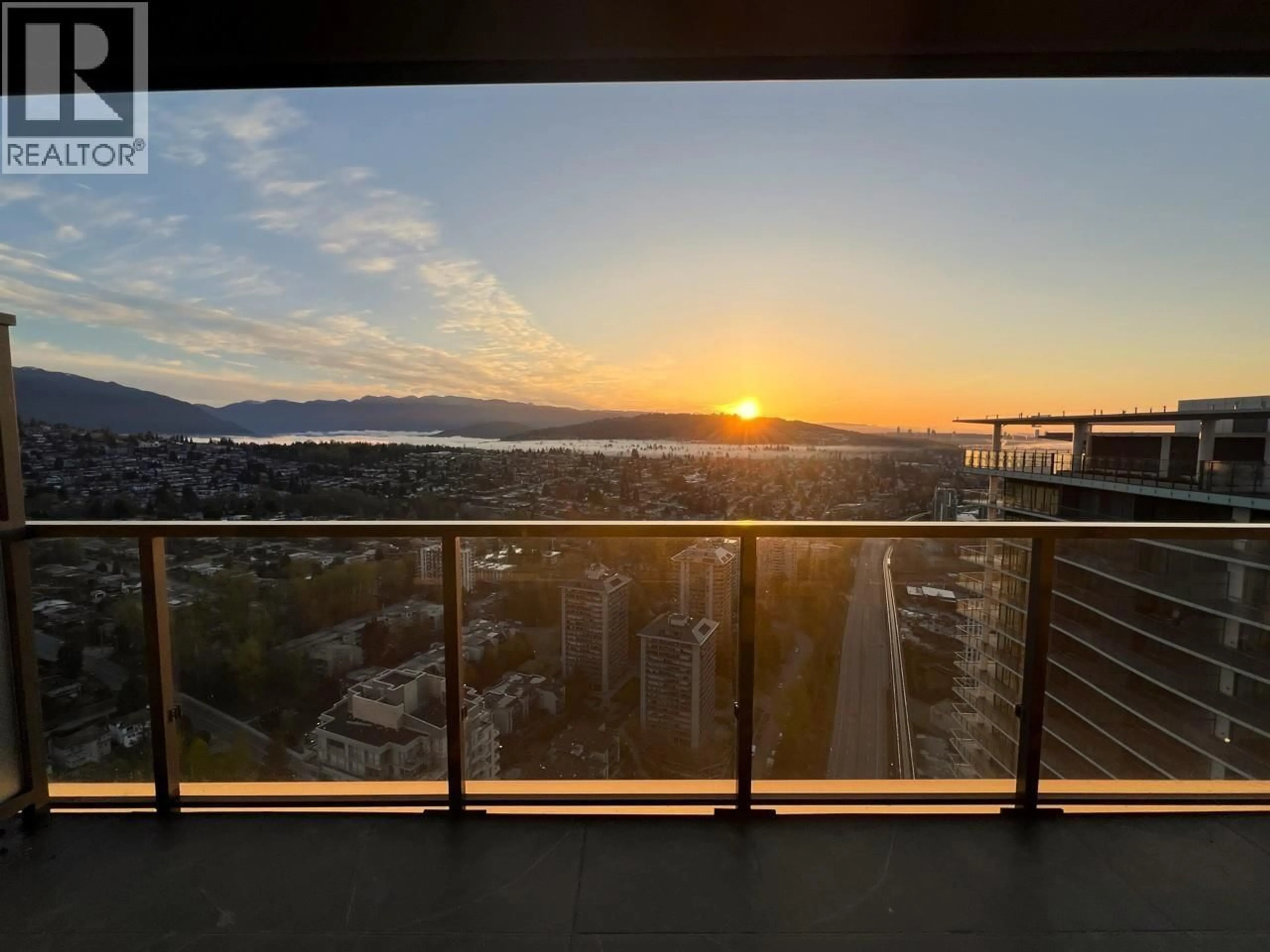 Balcony in the apartment, city buildings view from balcony for 4705 - 4880 LOUGHEED HIGHWAY, Burnaby British Columbia V5C0N1