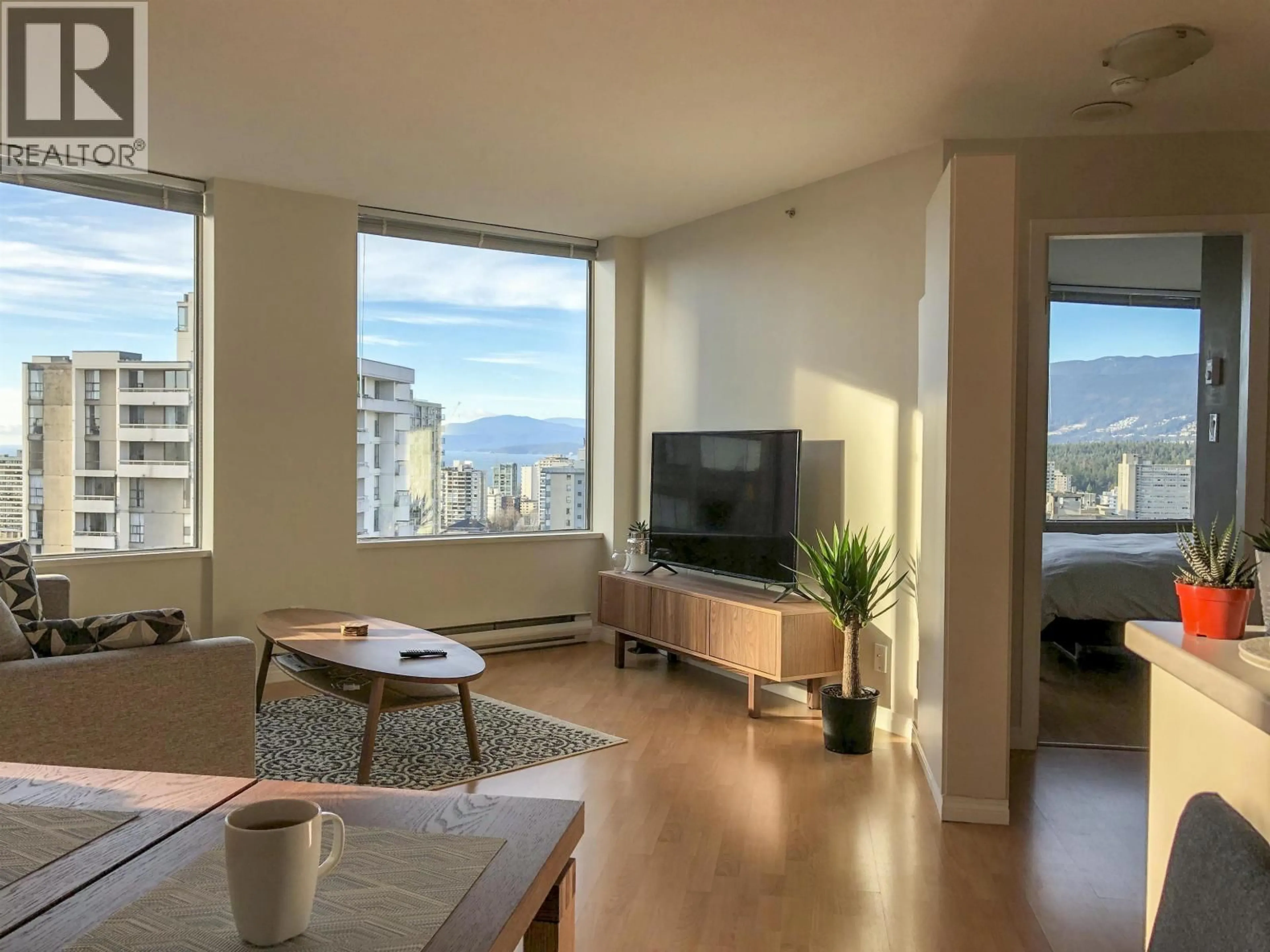 Living room with furniture, unknown for 1606 - 1277 NELSON STREET, Vancouver British Columbia V6E4M8