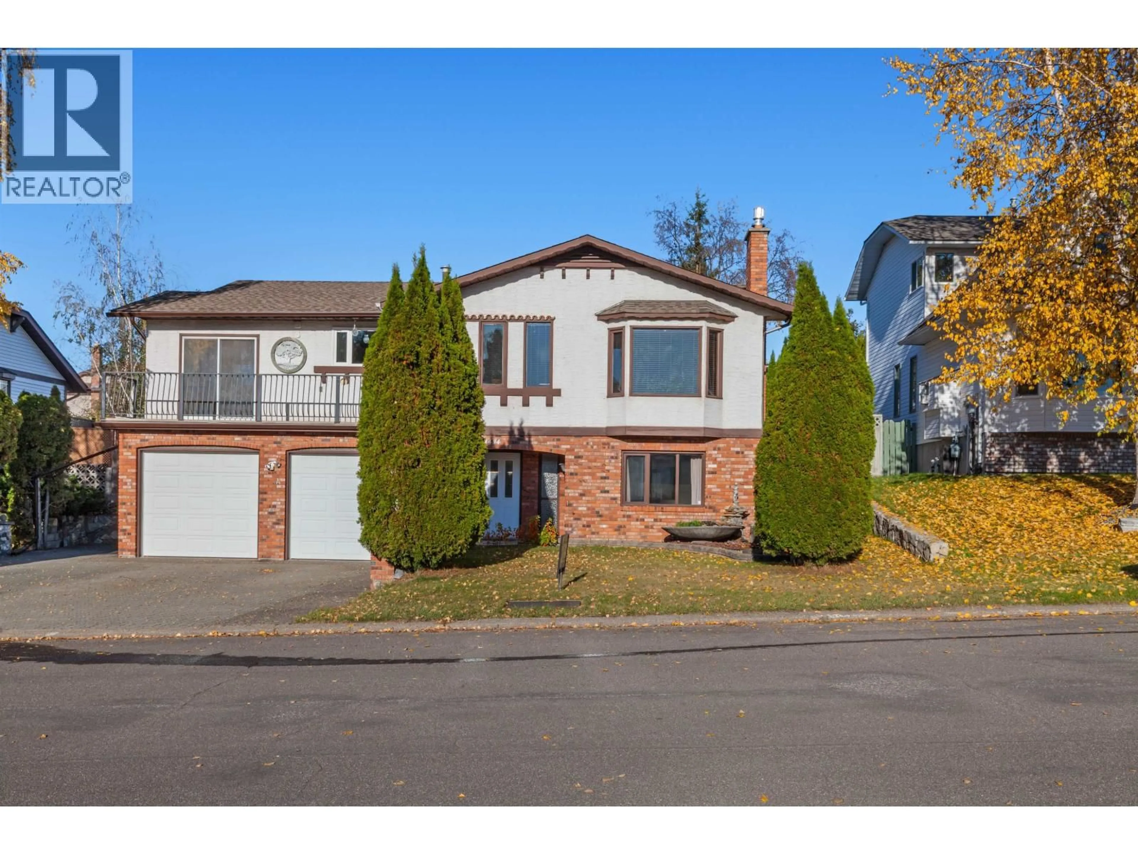 Home with brick exterior material, street for 4434 GALINIS AVENUE, Prince George British Columbia V2M6Y3