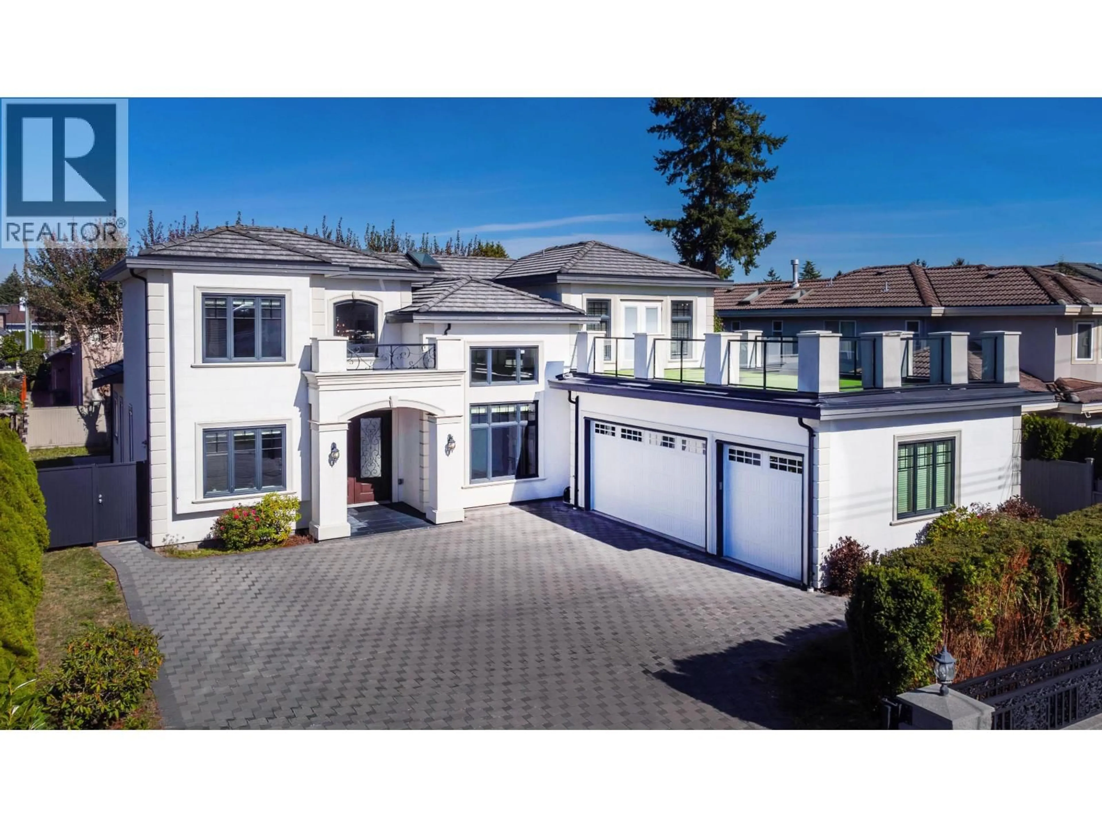 A pic from outside/outdoor area/front of a property/back of a property/a pic from drone, street for 9631 SAUNDERS ROAD, Richmond British Columbia V7A2B5