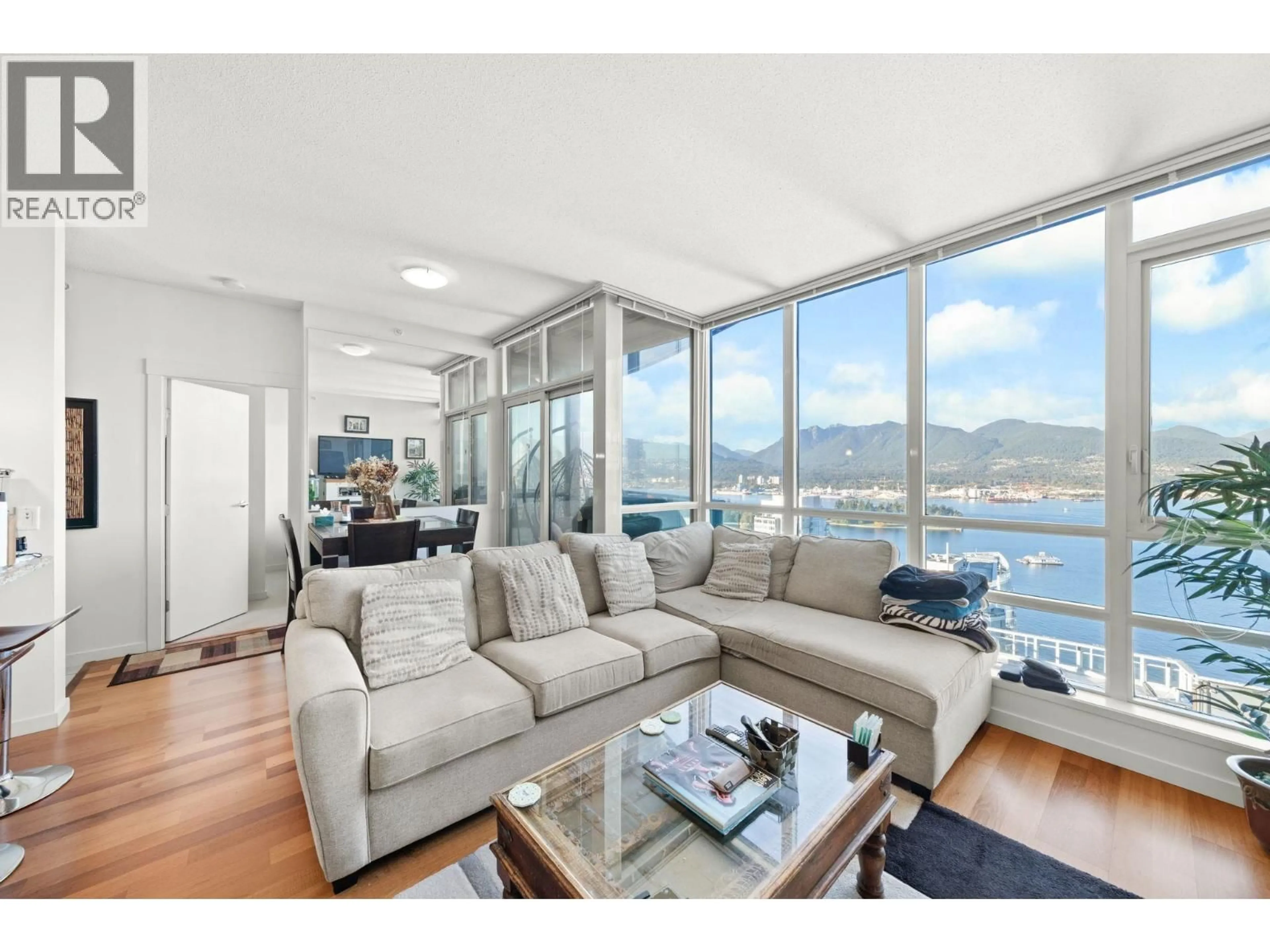 Living room with furniture, unknown for 3802 - 1189 MELVILLE STREET, Vancouver British Columbia V6E4T8